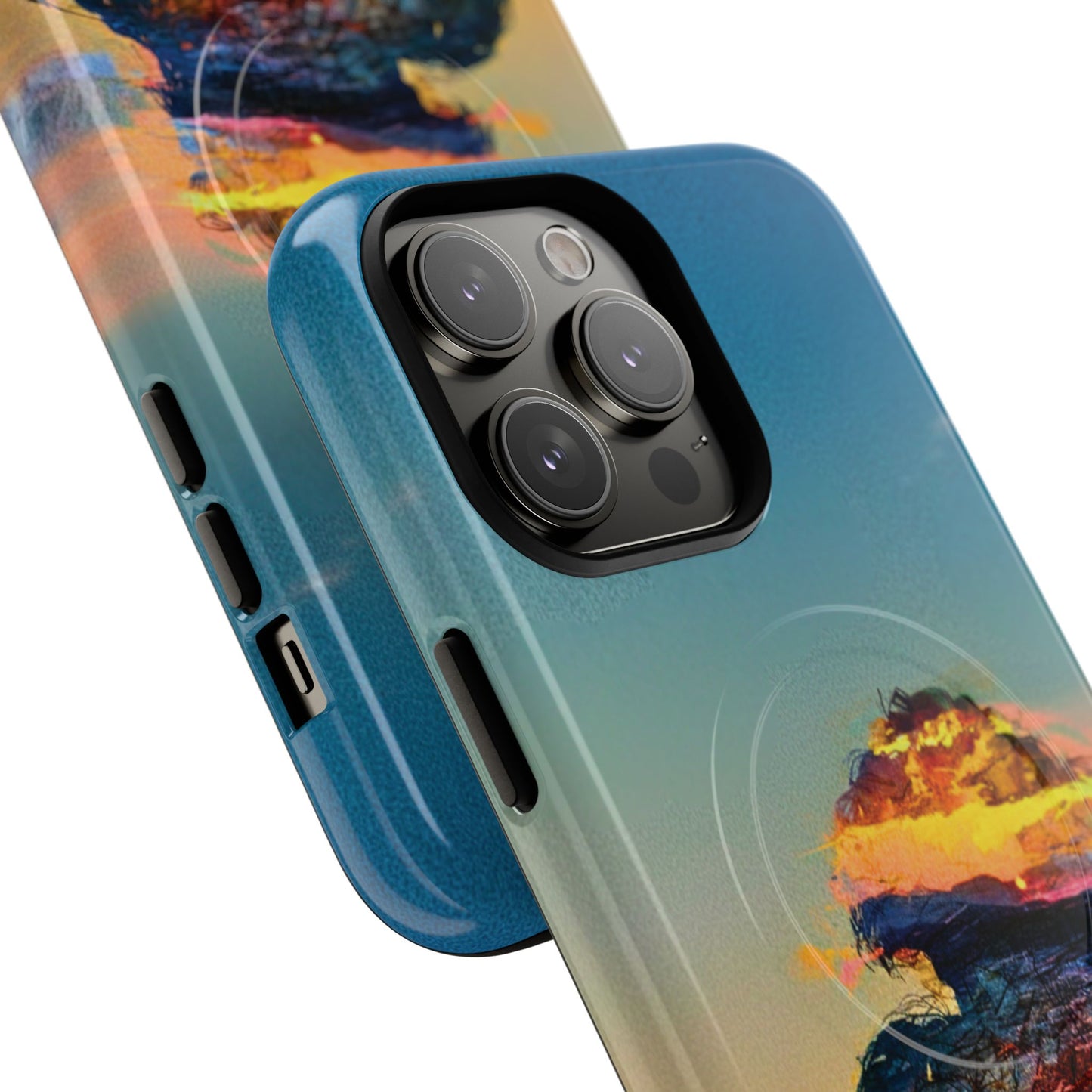 Abstract Sunset Silhouette Tough Magnetic Phone Case