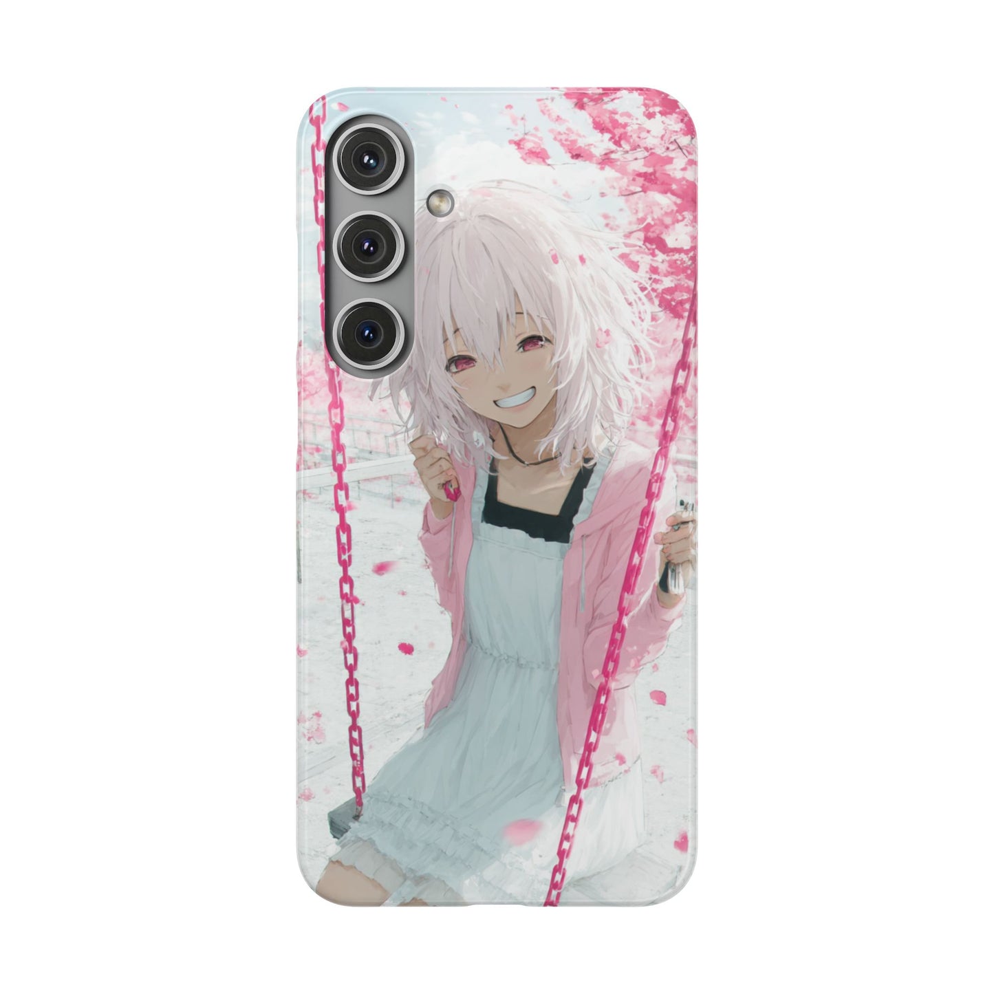 Anime Character Snap Cases for Phone, Cute Aesthetic Phone Cover, Gifts for Otaku, Floral Design, Unique Phone Cases