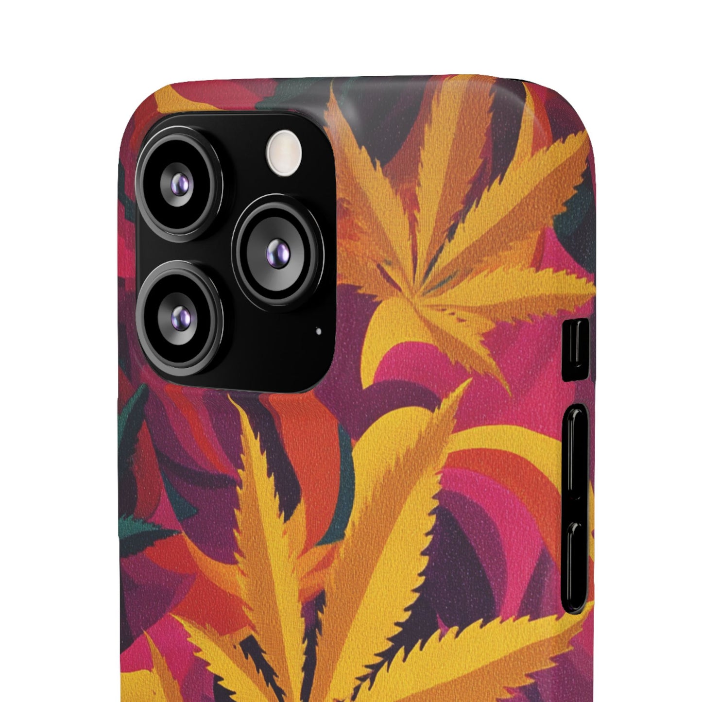 Autumn Vibe Cannabis Snap Case for IPhones and Samsungs Custom