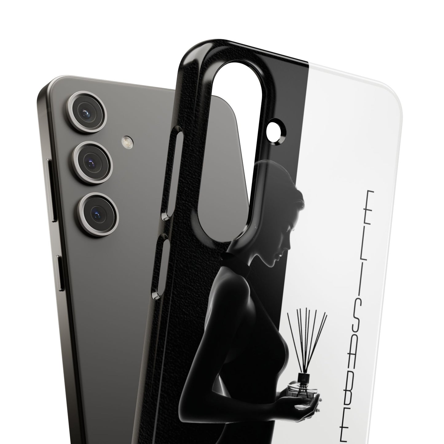 Custom Black and White Snap Case for Women Phone Cover for iPhone and Samsung