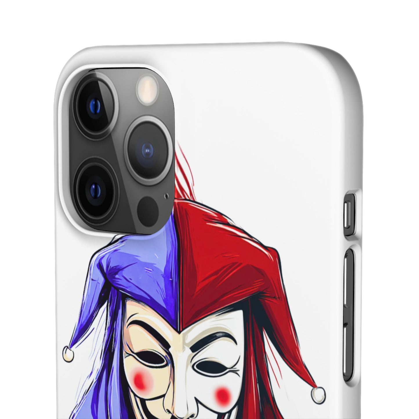 Joker & Anonimous Reunited Guy Fawkes Art Snap Case and Protective Phone Cover For iPhone and Samsung