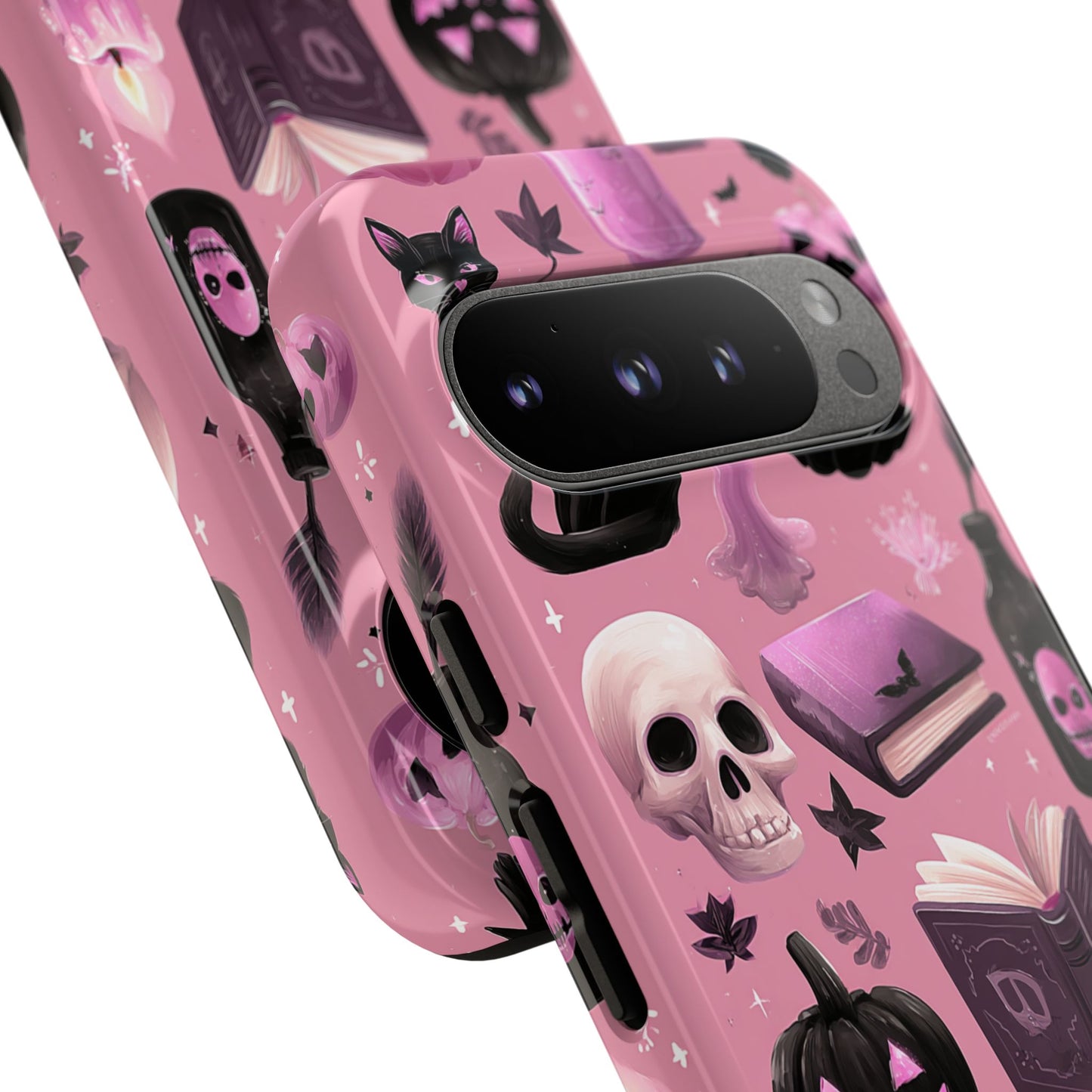 Spooky Phone Case - Halloween Design, Cute Costume Accessory, Fall Decor, Gift for Cat Lovers, Witchy Vibes, Trick or Treat