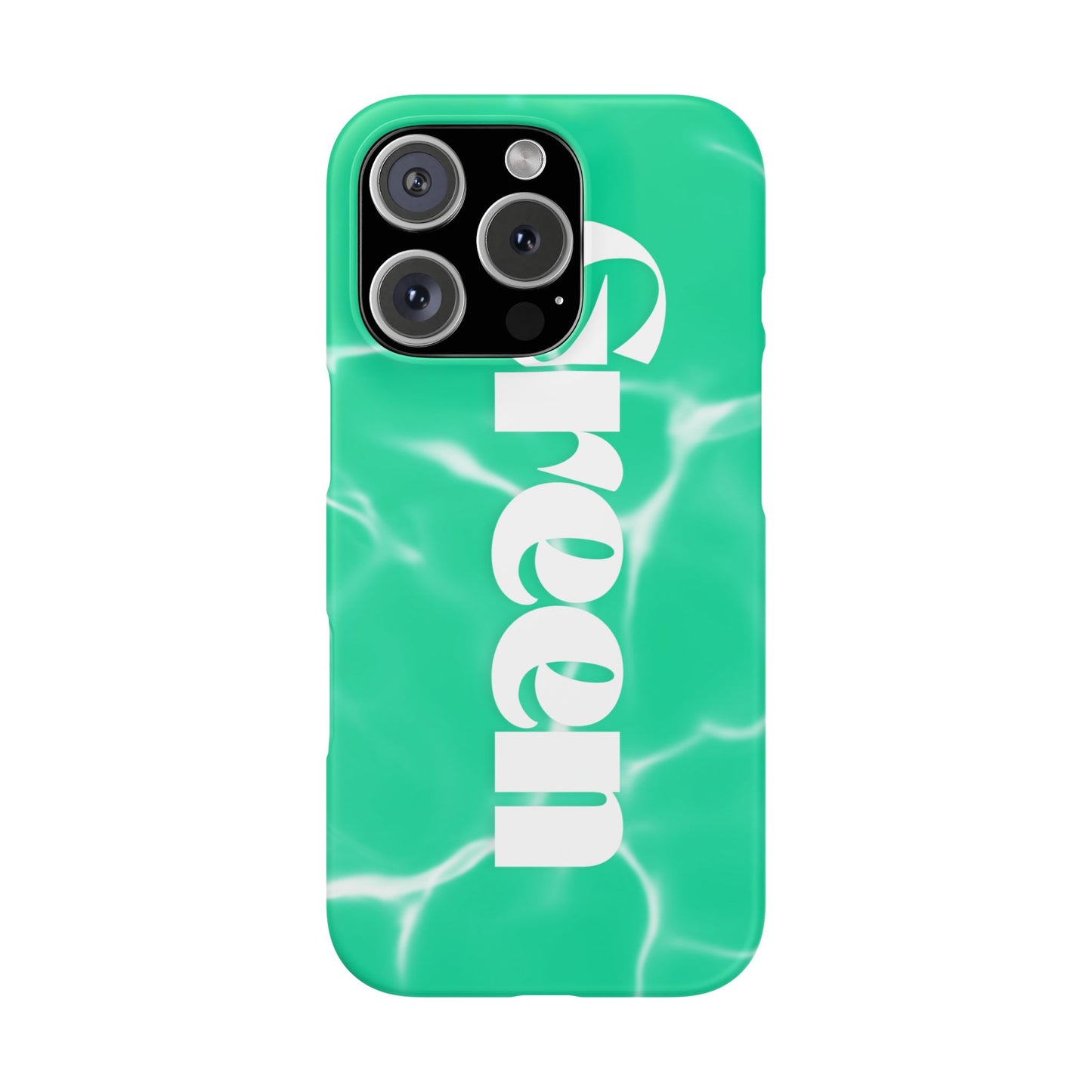 Aqua Pool Vibe Snap Case, Tropical Phone Cover, Summer Accessory, Trendy Gift for Friends, Beach Lover's Essential