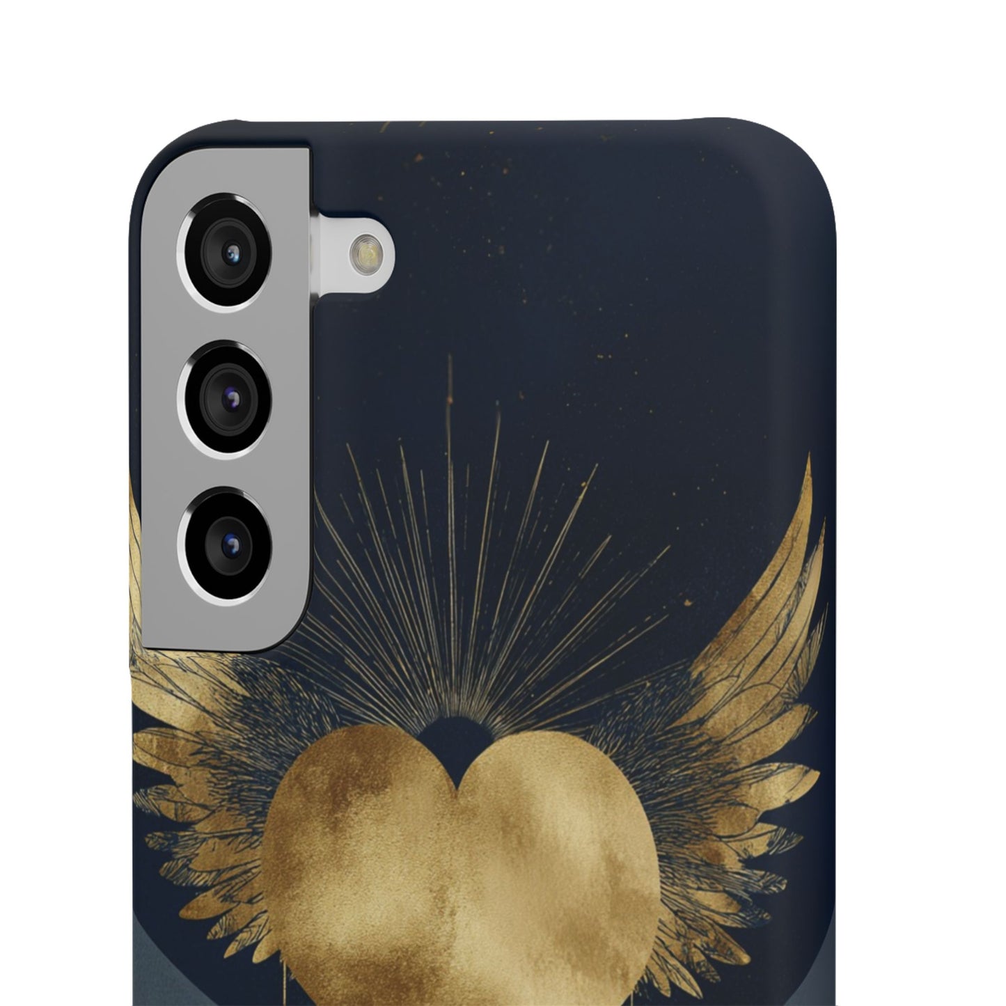 Heart Wing Snap Case, Elegant Phone Cover, Unique Gift, Artistic Accessory, Protective Case for Love and Romance
