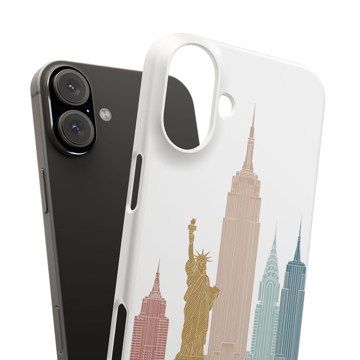 Stylish New York Snap Case, Urban Phone Cover, Cityscape Phone Case, Gift for Travelers, Trendy Protective Case