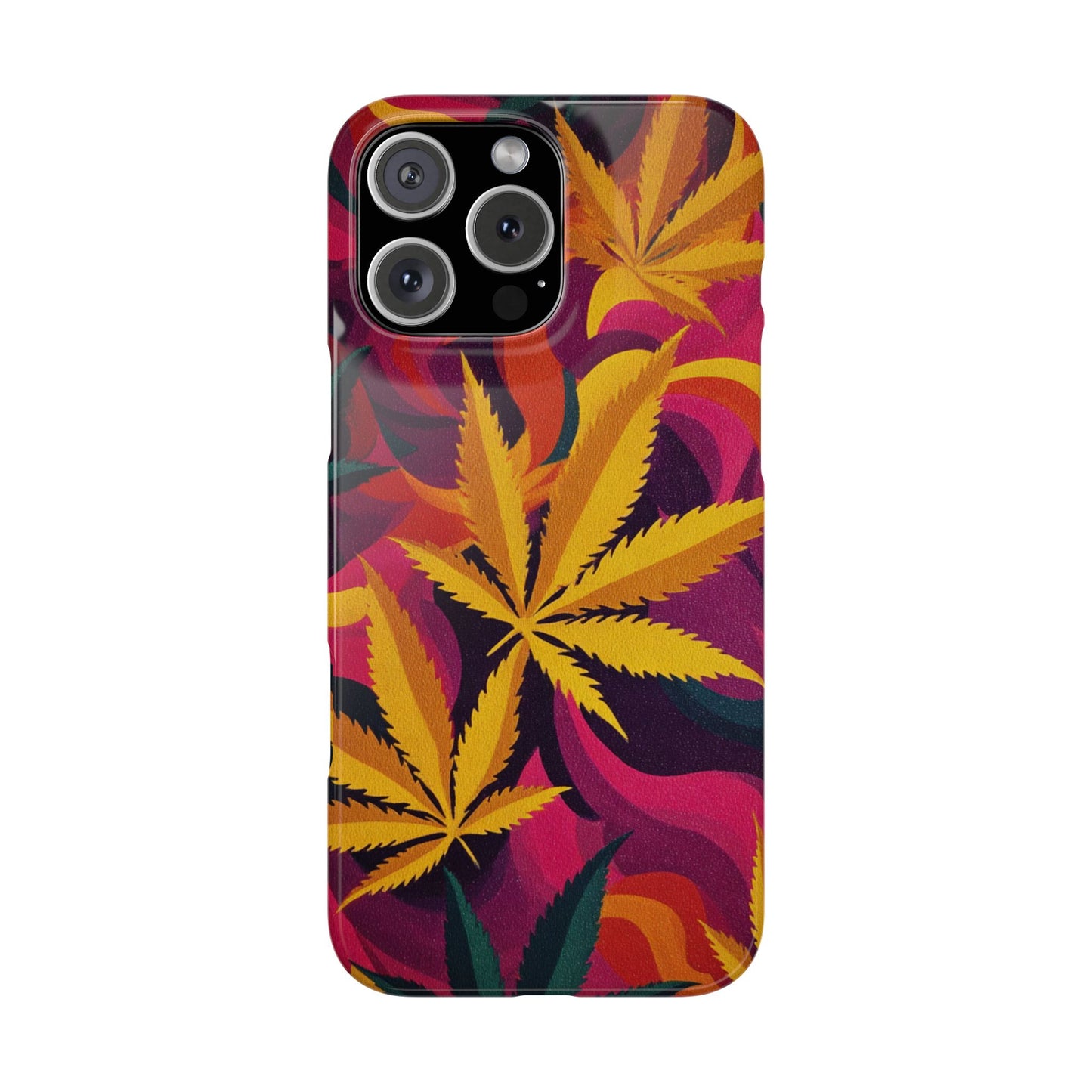 Autumn Vibe Cannabis Snap Case for IPhones and Samsungs Custom