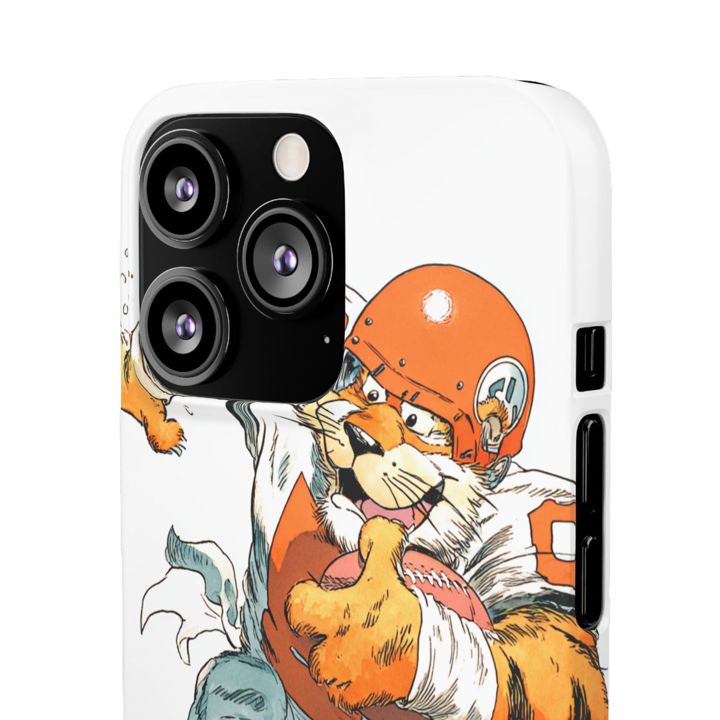 Cincinnati Bengals Snap Cases, Football Fans Phone Case, Tiger Cartoon Art Design, Football Lover Gift, Protective Phone Cover