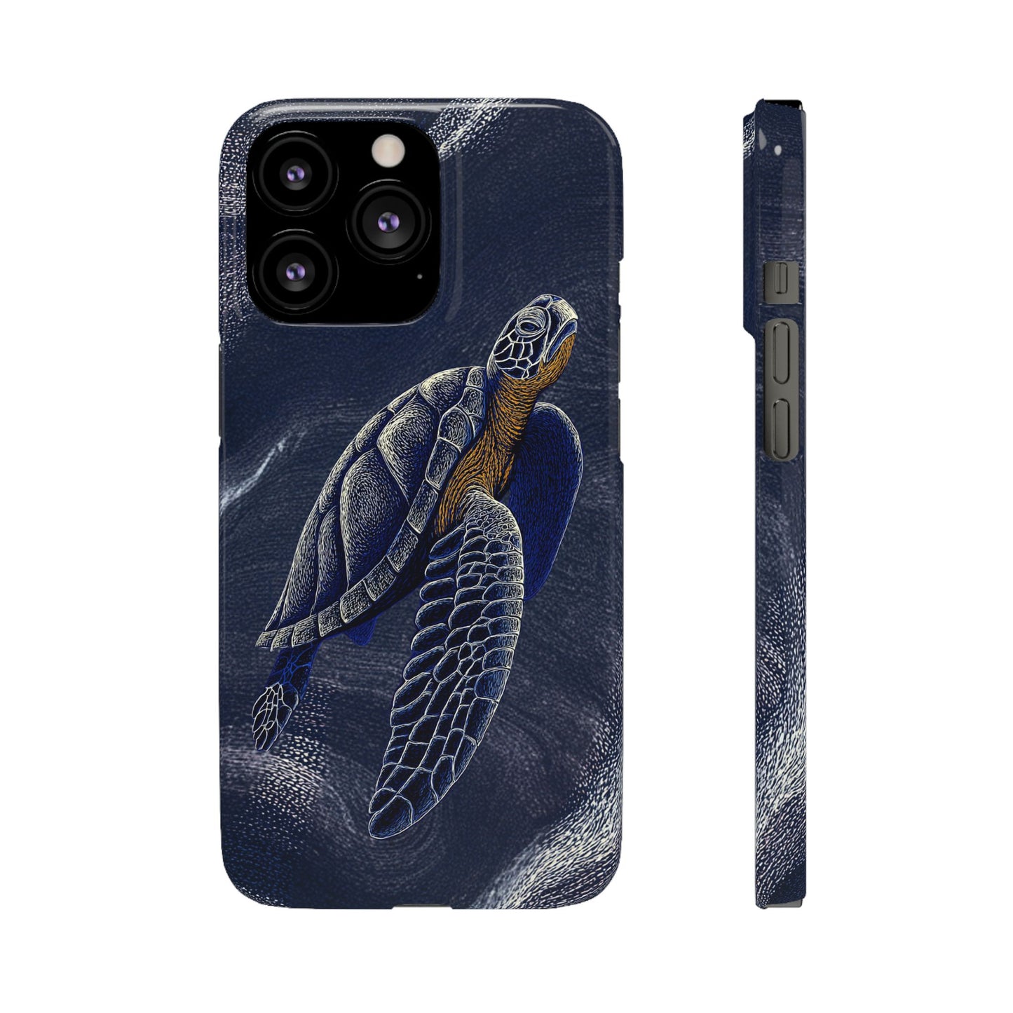 Marine Turtle Snap Case for Nature Lovers Phone Covers For Iphones and Samsungs Customization