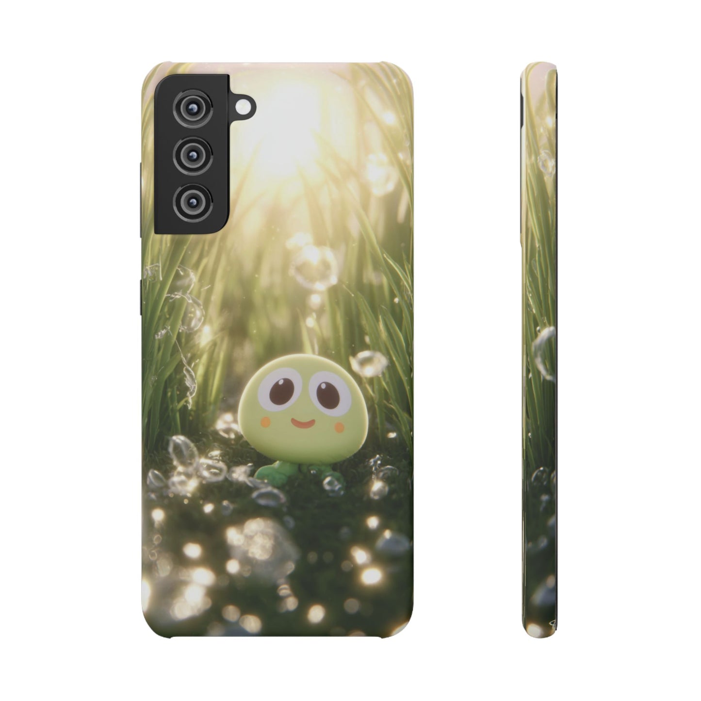 Cute Nature-Inspired Snap Case, Cartoon Phone Cover, Eco-Friendly Gift, Fun Accessory, Personalized Phone Case, Nature Lover's Gift