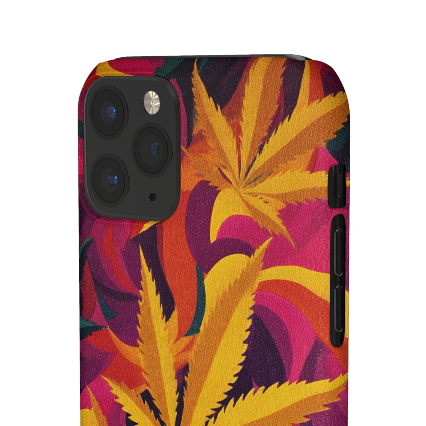 Autumn Vibe Cannabis Snap Case for IPhones and Samsungs Custom