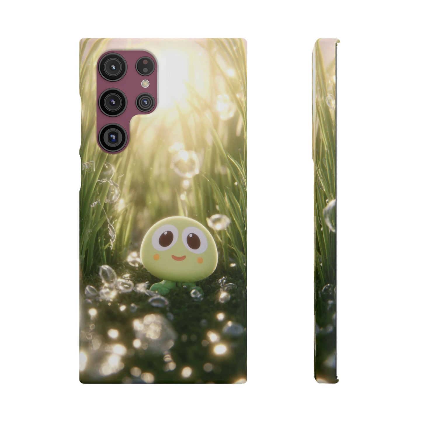 Cute Nature-Inspired Snap Case, Cartoon Phone Cover, Eco-Friendly Gift, Fun Accessory, Personalized Phone Case, Nature Lover's Gift