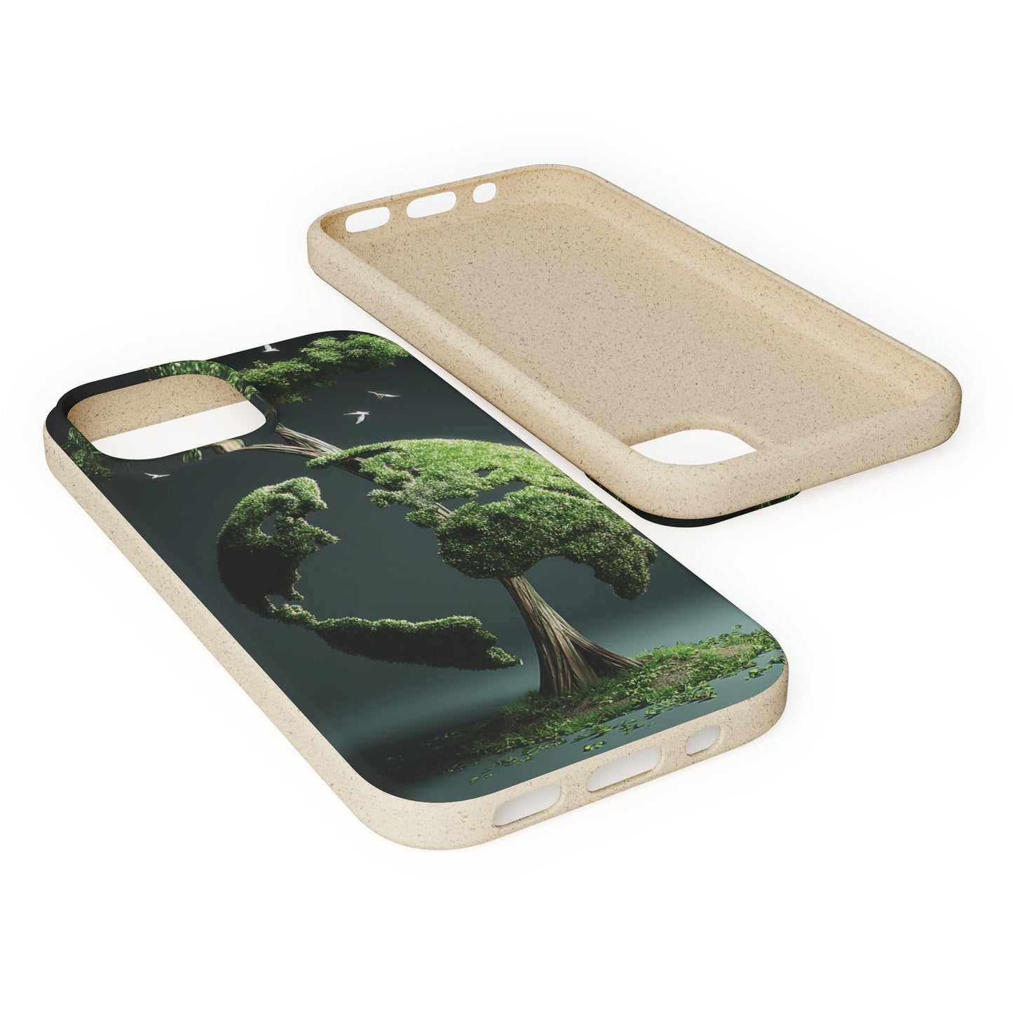 Eco-Friendly Phone Case with Nature Design, Sustainable iPhone Cover, Biodegradable Cellphone Accessories, Green Earth Gift, Earth Day [...]