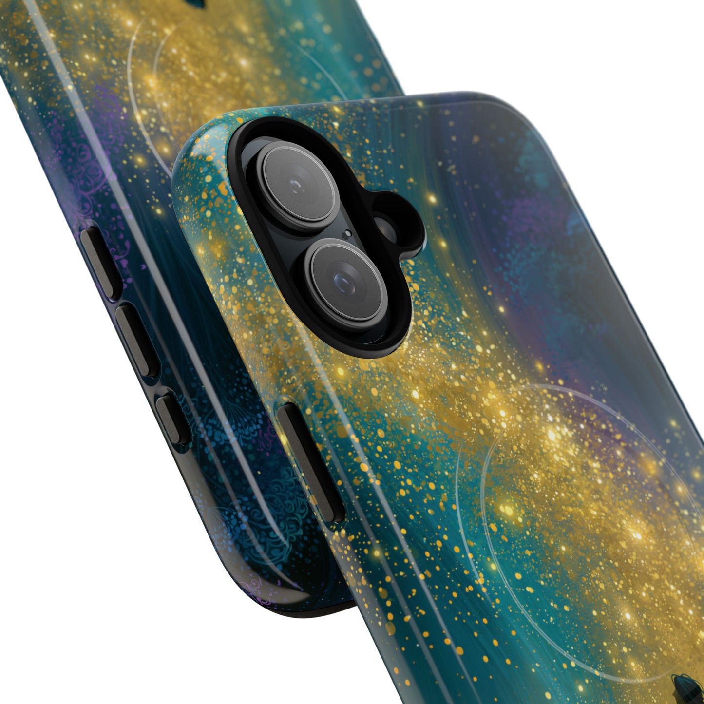 Mystical Nightfall Phone Case — Starry Silhouette Tough Magnetic Case