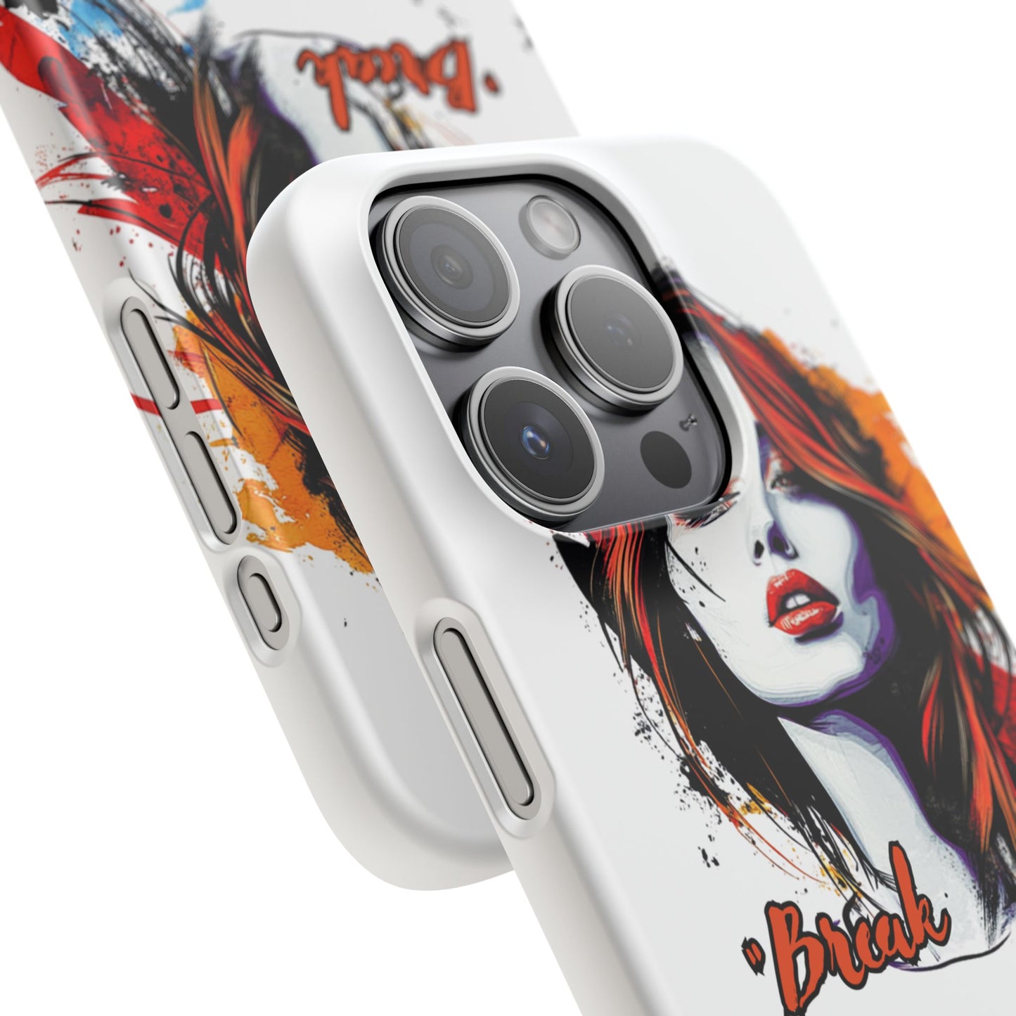 Empowering Art Snap Cases, Phone Cover, Break the Chains of Silence, Unique Gift, Inspirational Tech Accessories