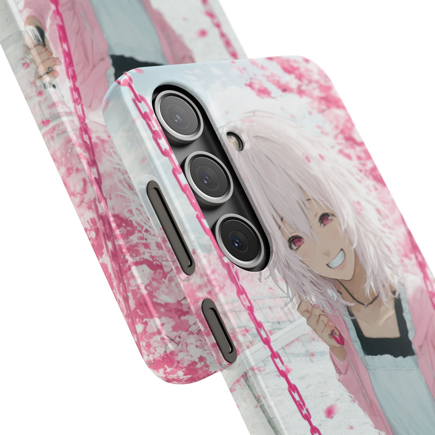 Anime Character Snap Cases for Phone, Cute Aesthetic Phone Cover, Gifts for Otaku, Floral Design, Unique Phone Cases