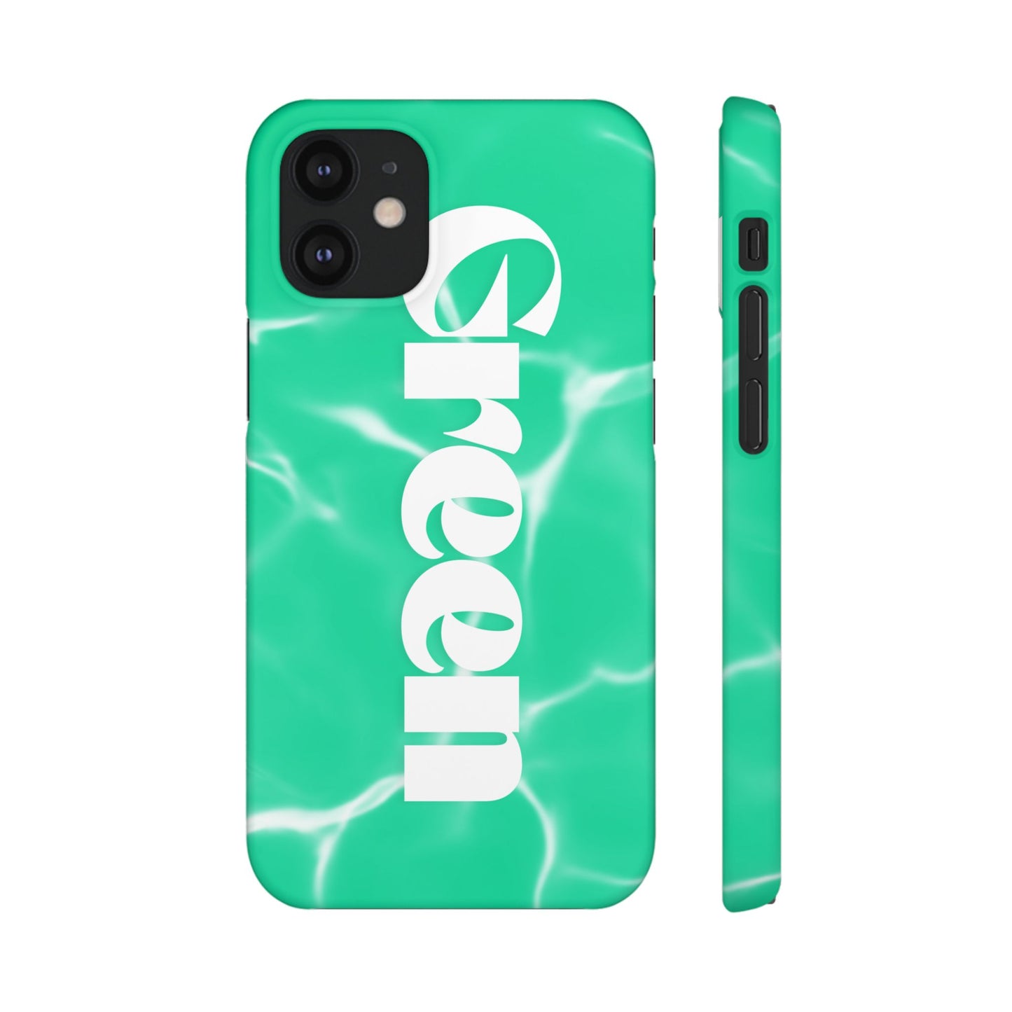 Aqua Pool Vibe Snap Case, Tropical Phone Cover, Summer Accessory, Trendy Gift for Friends, Beach Lover's Essential