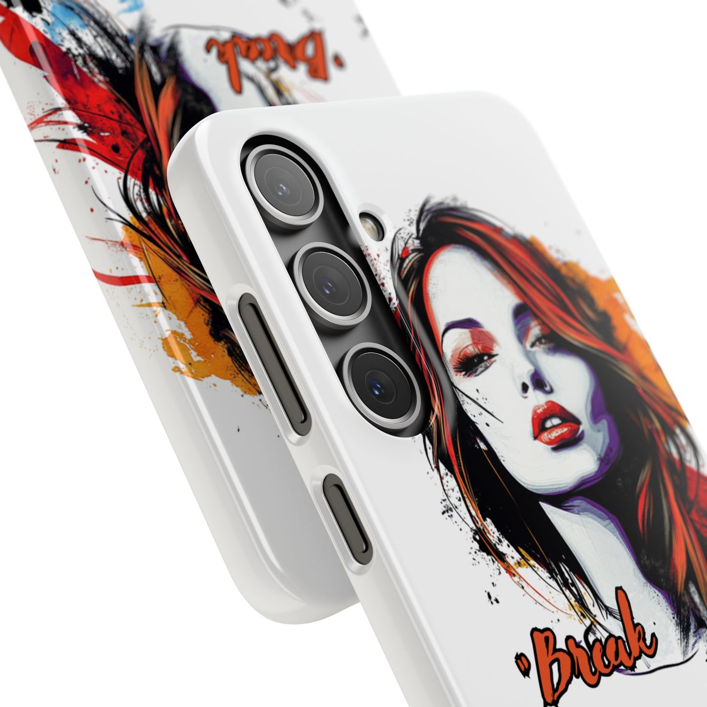 Empowering Art Snap Cases, Phone Cover, Break the Chains of Silence, Unique Gift, Inspirational Tech Accessories
