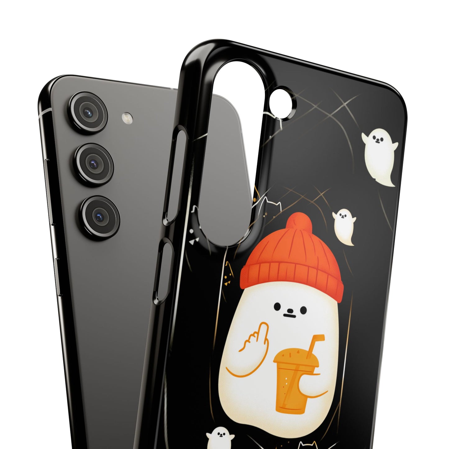 Spook You Halloween Ghost Snap Case Kawaii Protective Phone Cover for iPhone and Samsung
