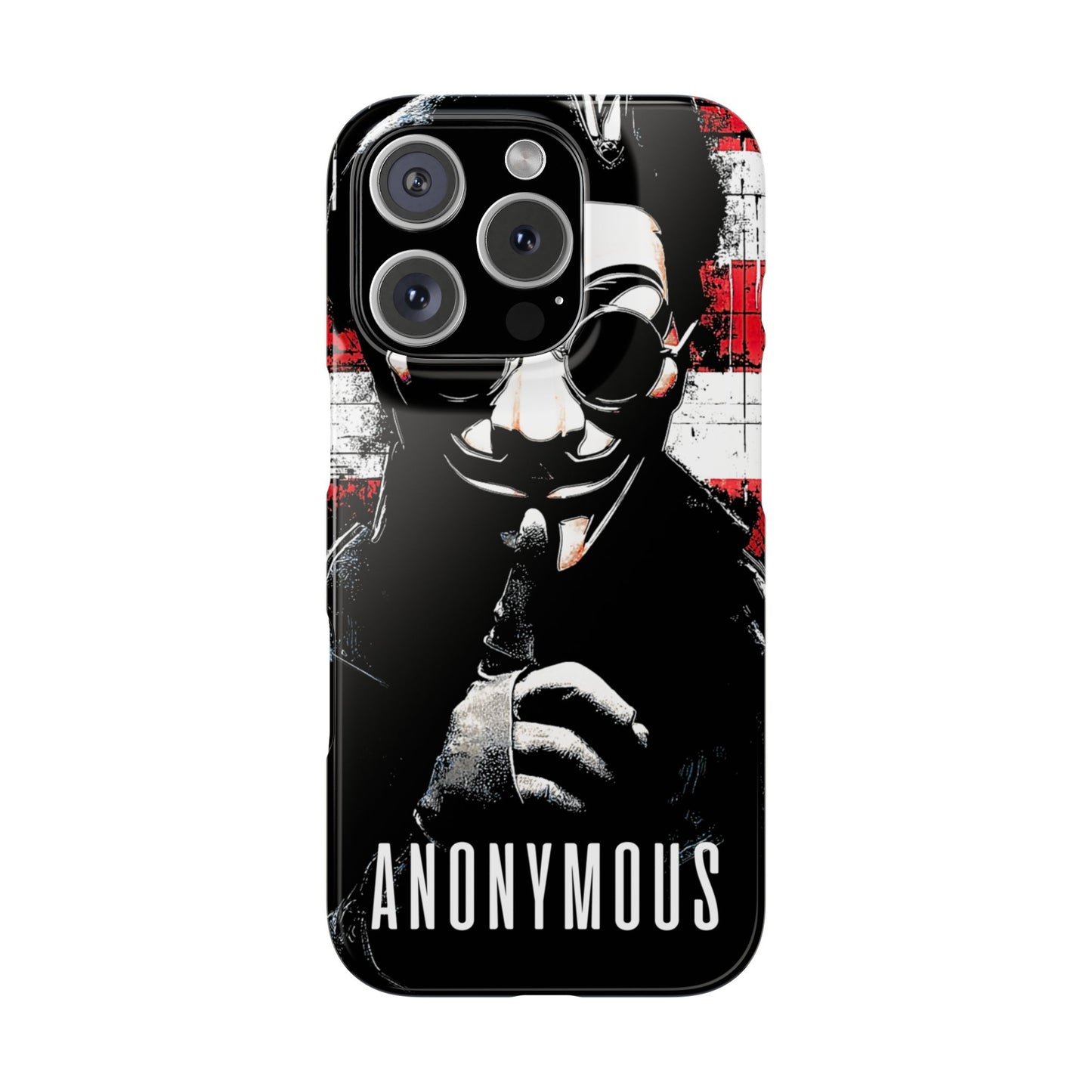 Anonimous & Guy Fawkes Art Snap Case and Protective Phone Cover For iPhone and Samsung