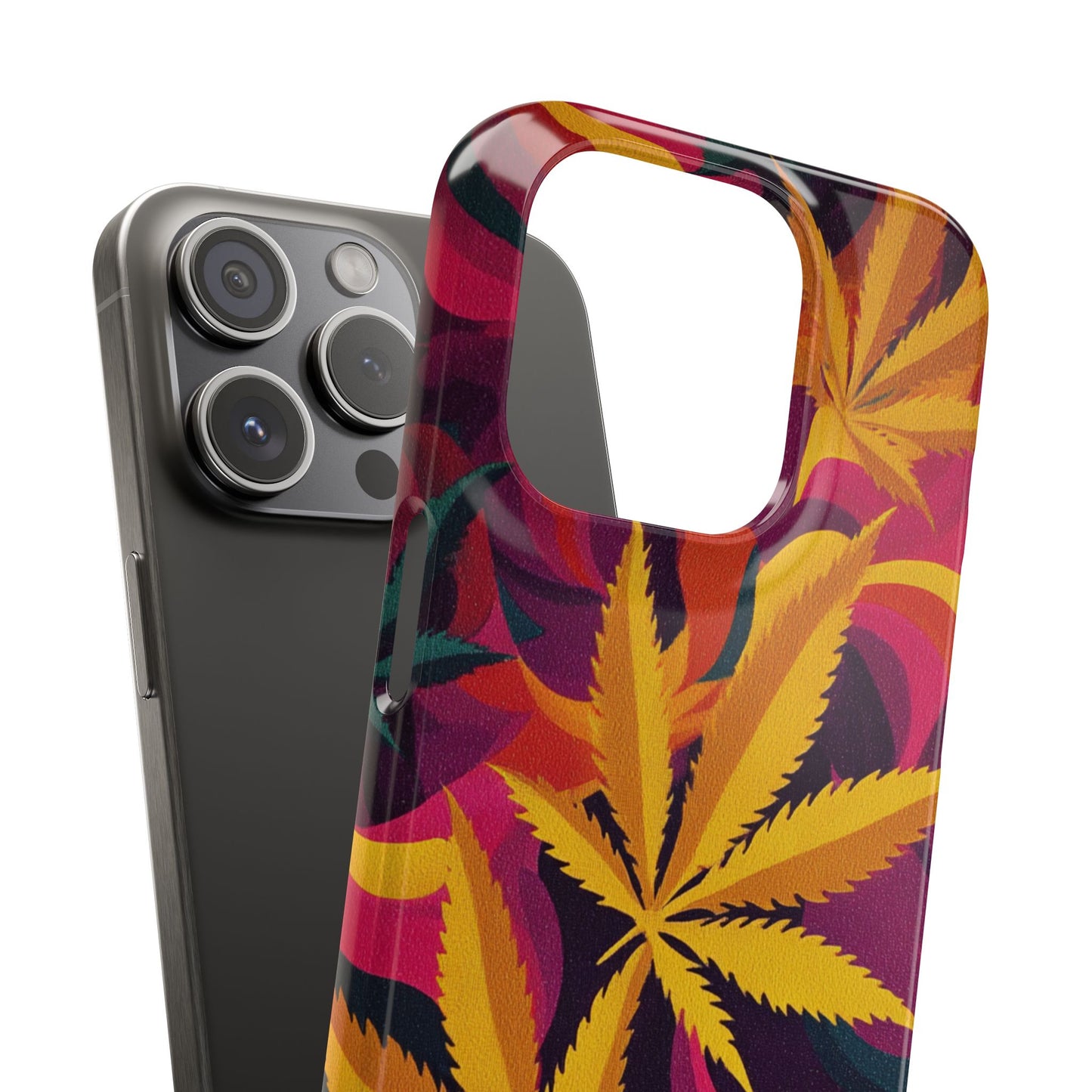 Autumn Vibe Cannabis Snap Case for IPhones and Samsungs Custom