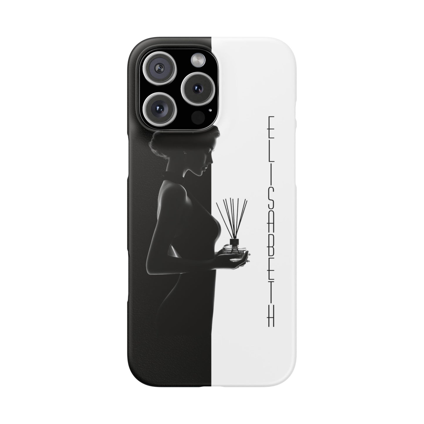 Custom Black and White Snap Case for Women Phone Cover for iPhone and Samsung