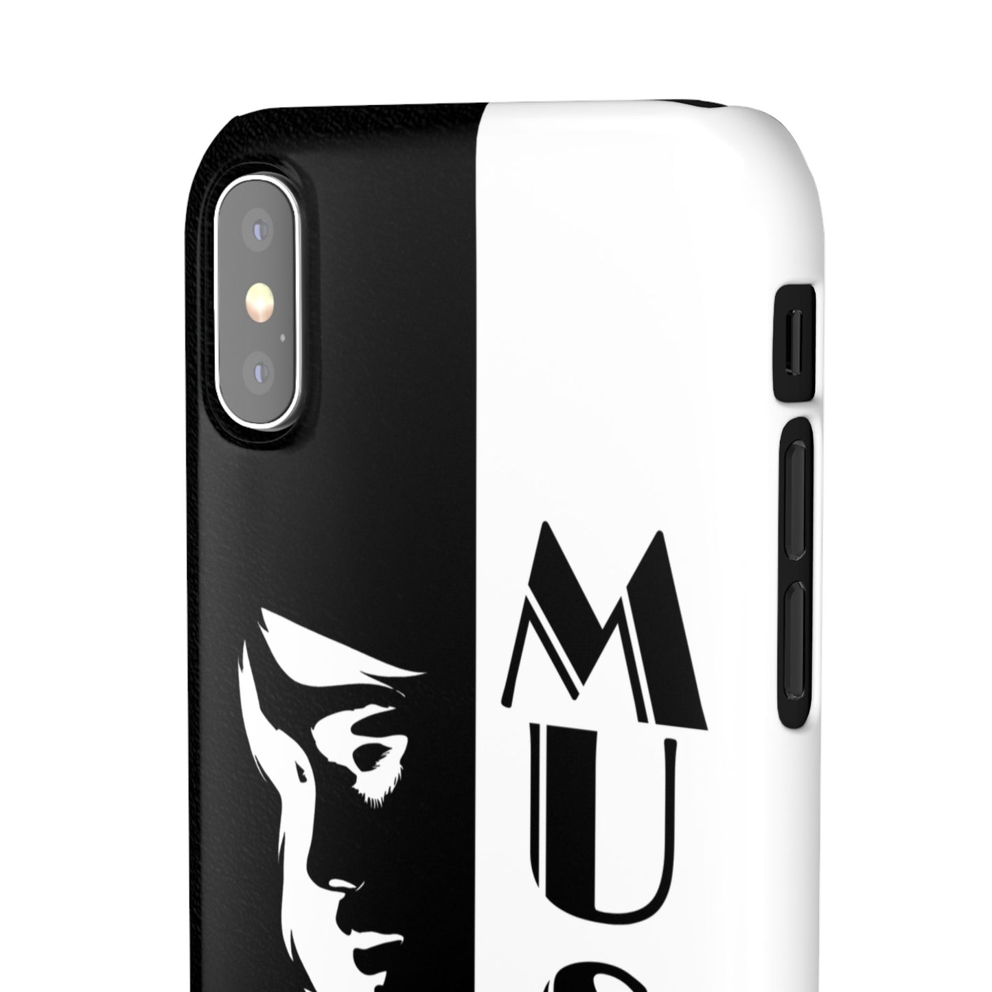 Black And White Bold Muse Snap Case Cover for iPhone and Samsung