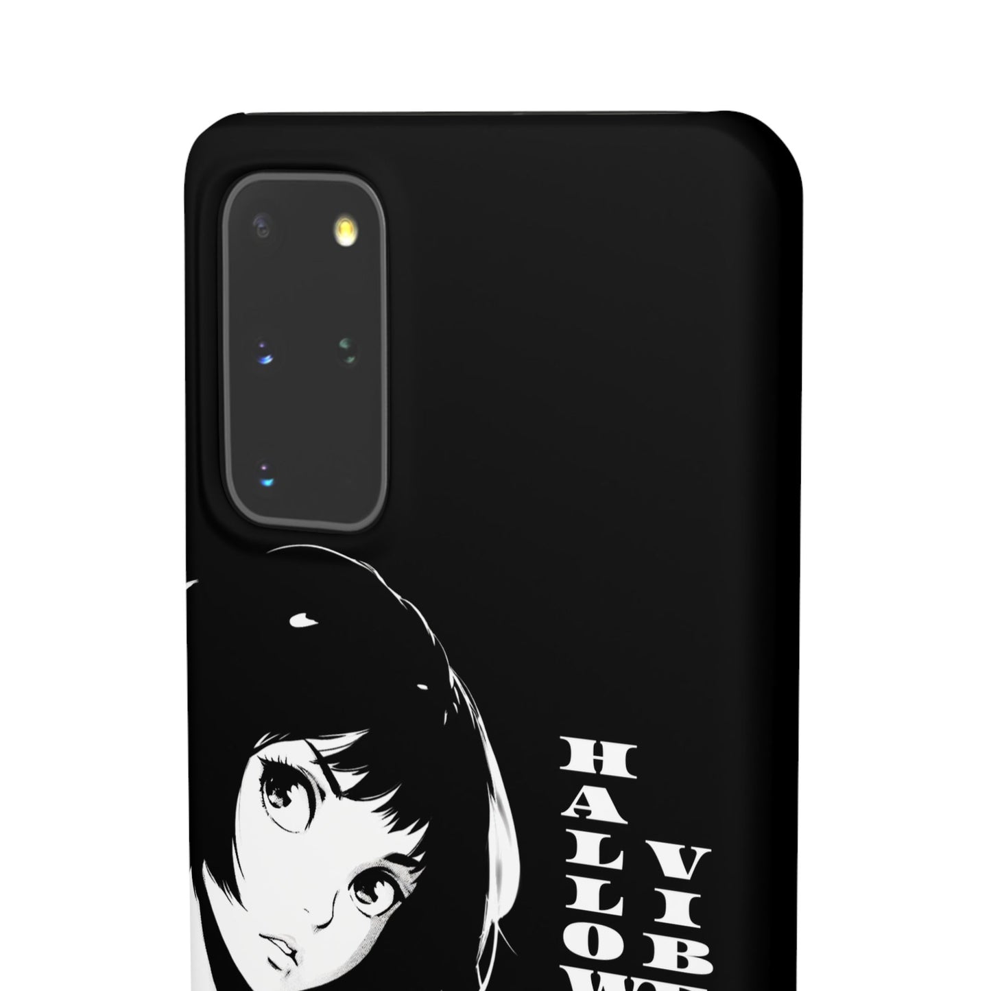 Halloween Vibes Snap Case Black and White Protective Phone Cover for iPhone and Samsung