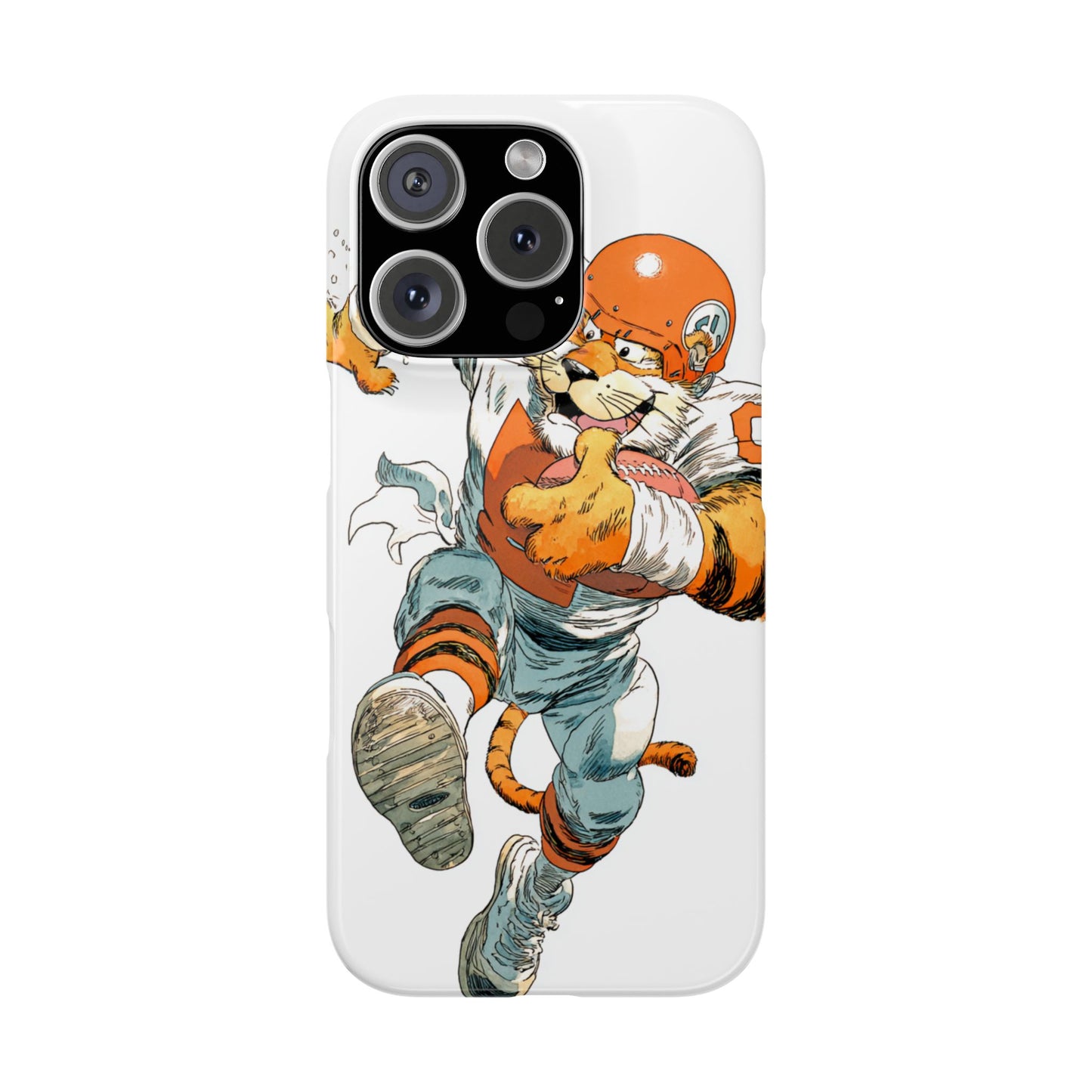 Cincinnati Bengals Snap Cases, Football Fans Phone Case, Tiger Cartoon Art Design, Football Lover Gift, Protective Phone Cover