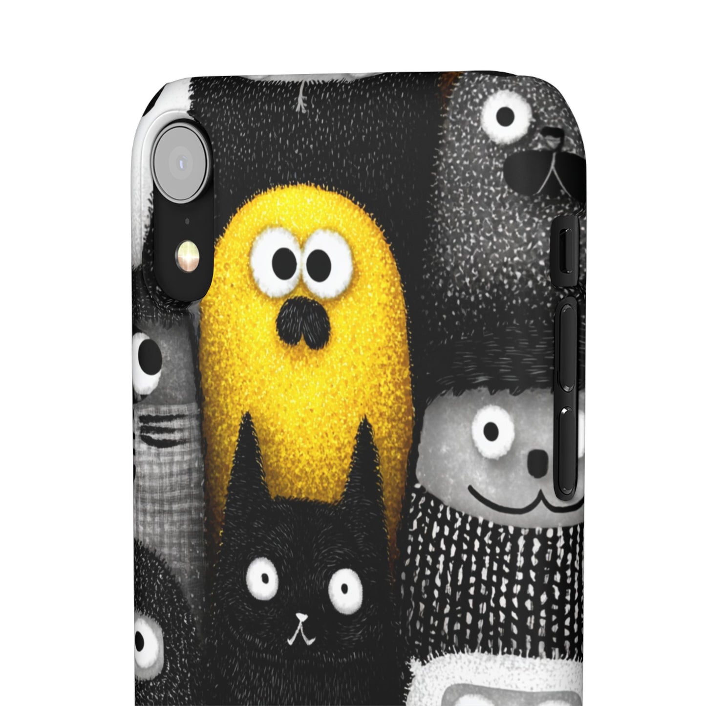 Colorful Character Snap Cases, Cute Phone Cover, Unique Gift for Kids, Fun Accessory, Perfect for Birthdays, Holidays