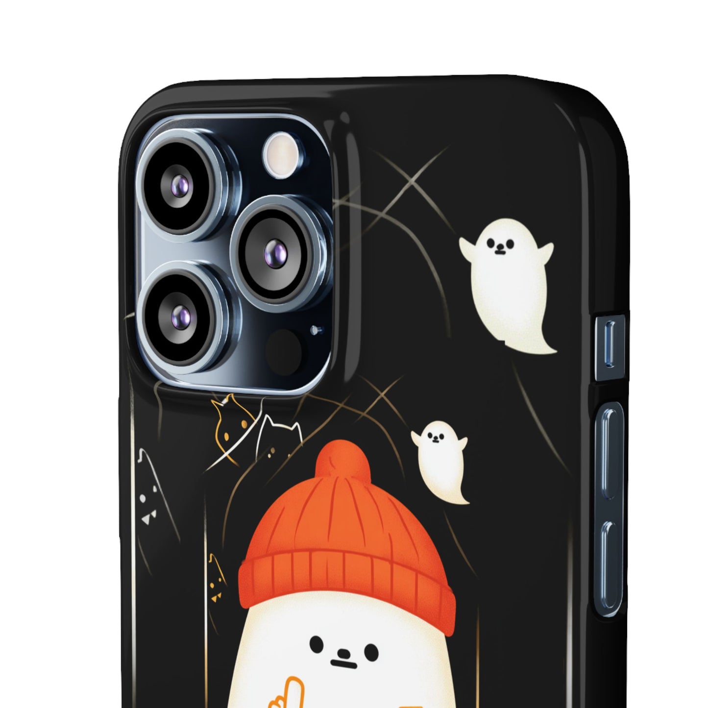 Spook You Halloween Ghost Snap Case Kawaii Protective Phone Cover for iPhone and Samsung