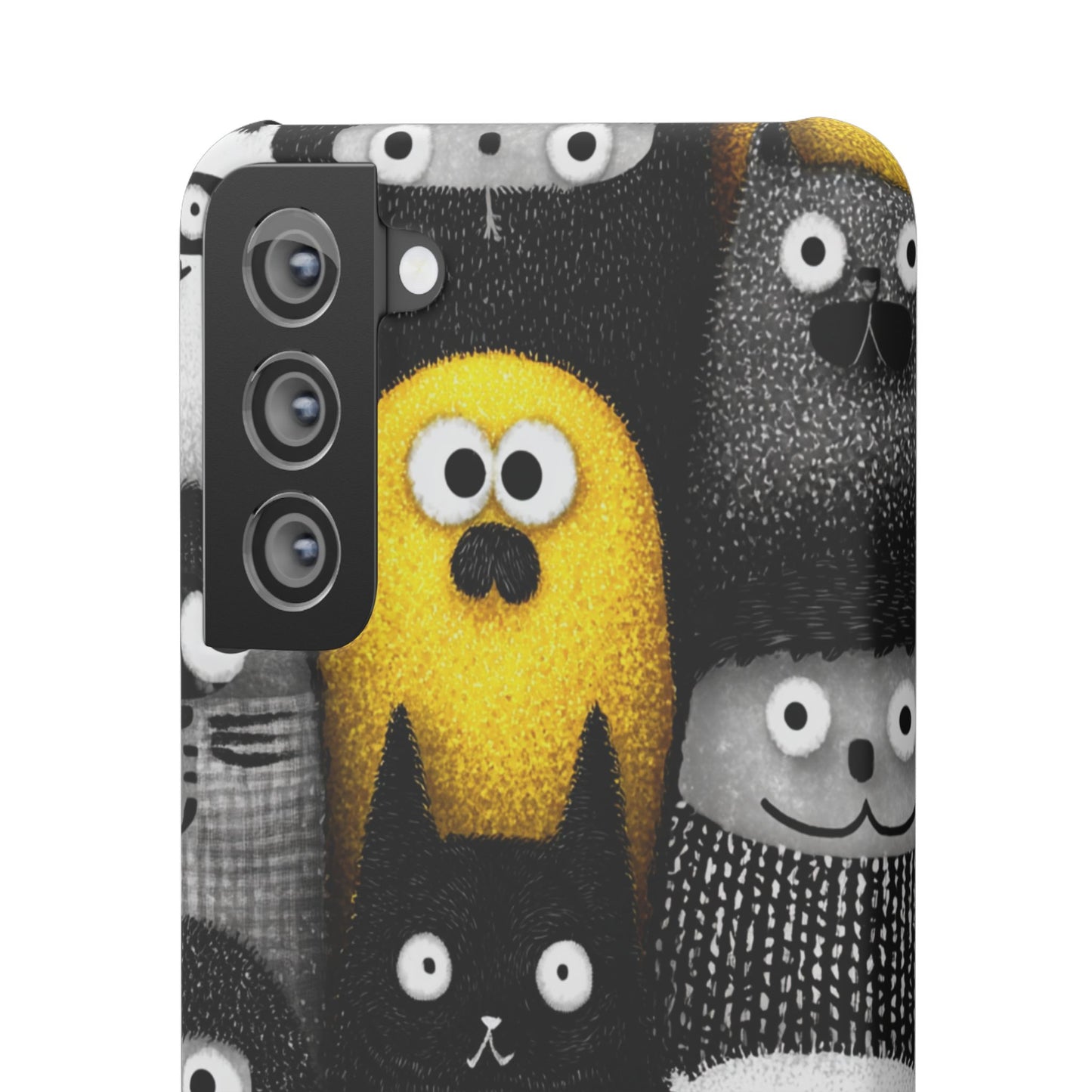 Colorful Character Snap Cases, Cute Phone Cover, Unique Gift for Kids, Fun Accessory, Perfect for Birthdays, Holidays