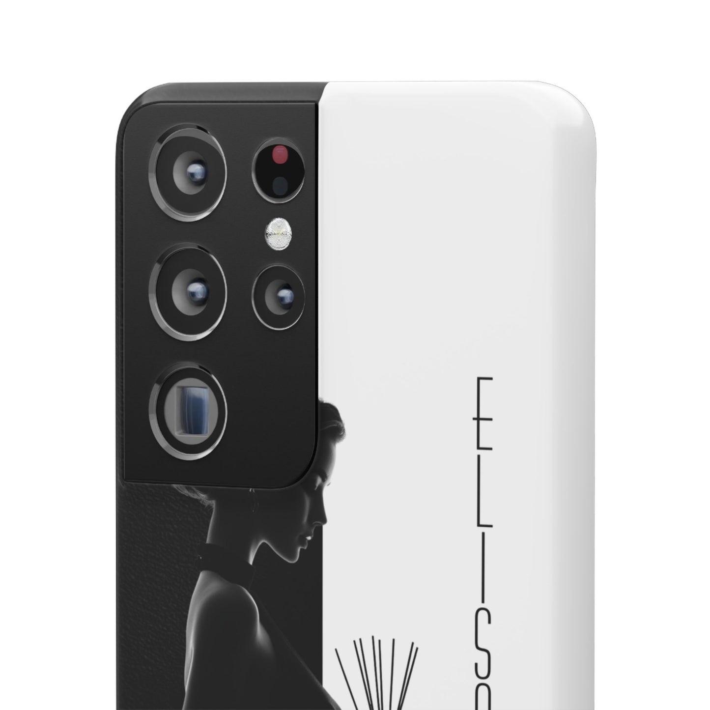 Custom Black and White Snap Case for Women Phone Cover for iPhone and Samsung