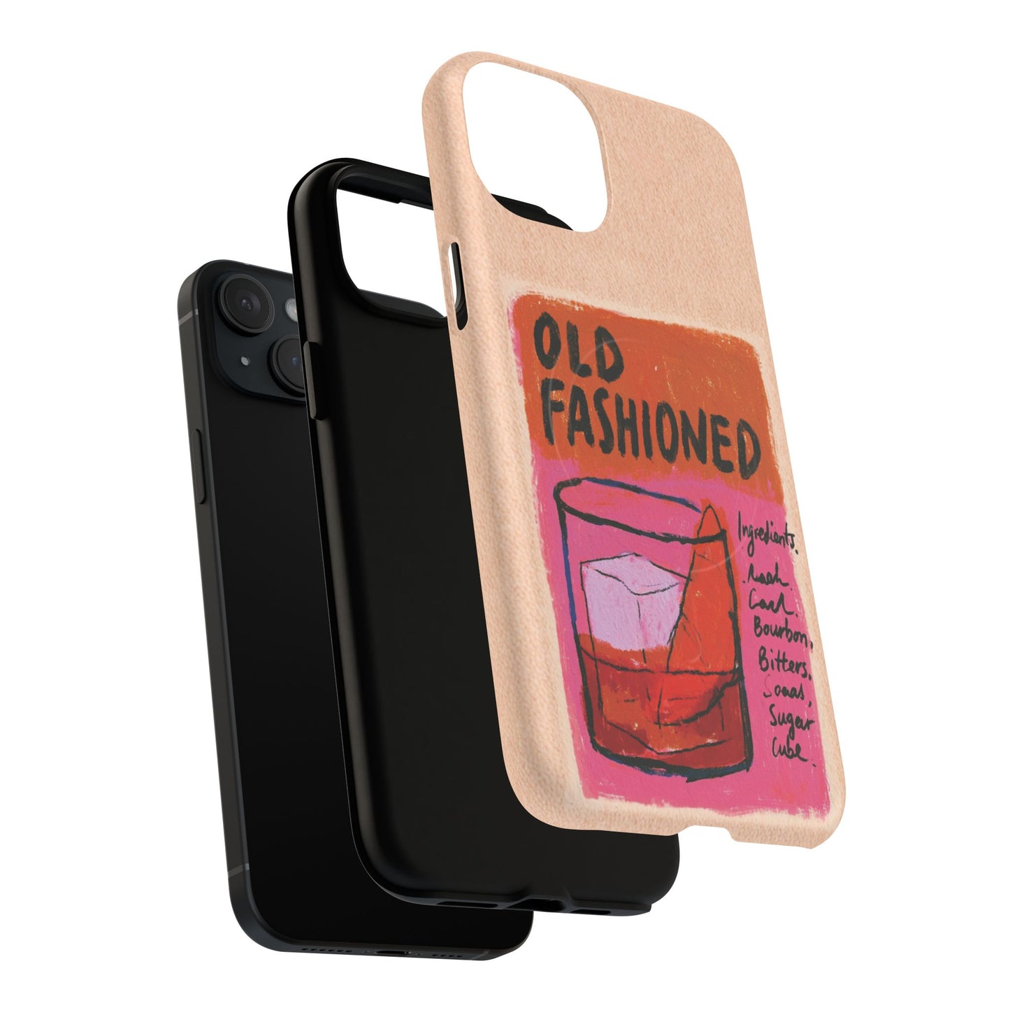 Old Fashioned Phone Case — Retro Cocktail iPhone Magnetic Case