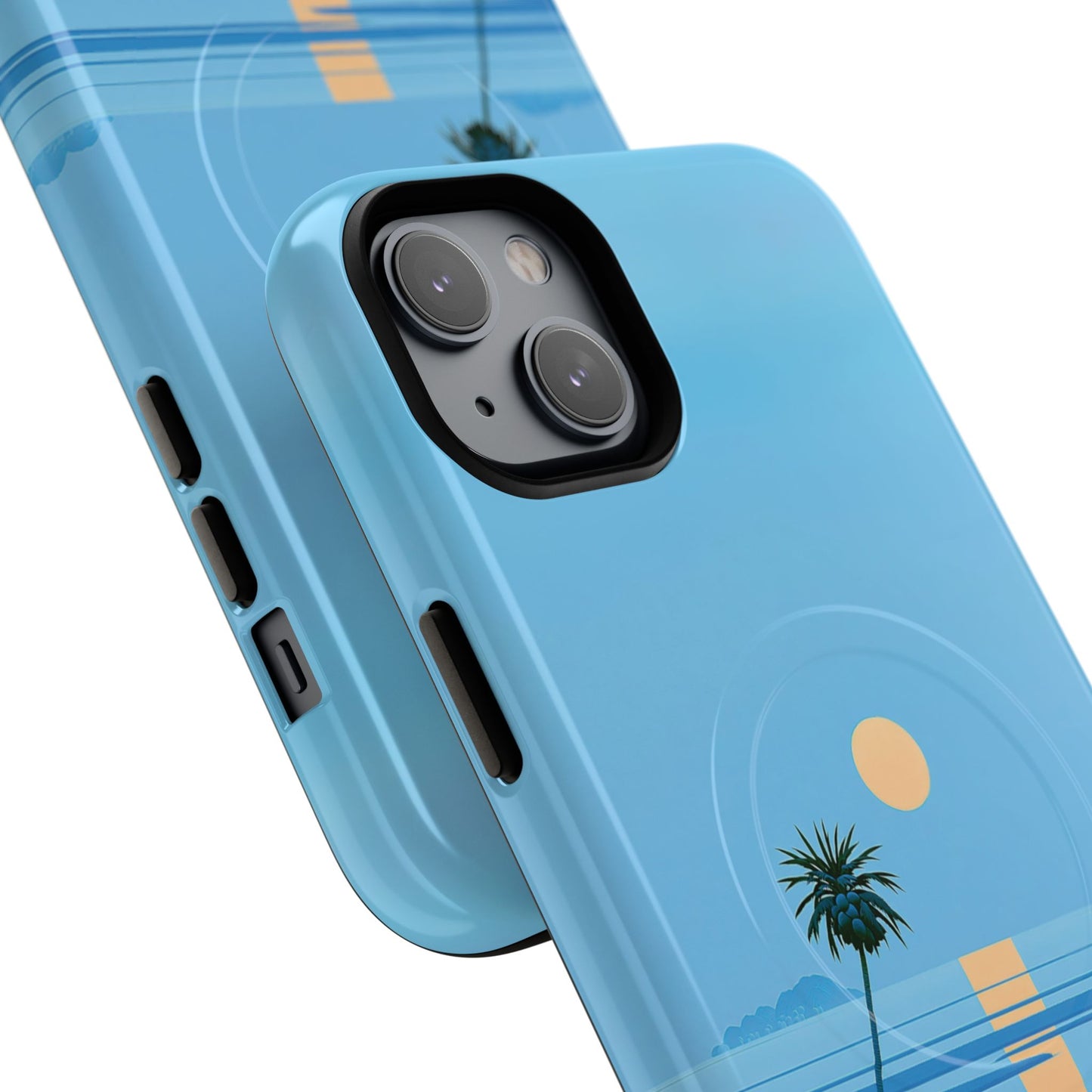 Tough Magnetic Case — Minimal Sunset Palm Phone Cover