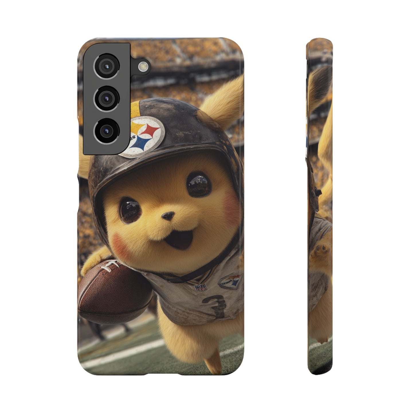Fun Character Sports Snap Case, Phone Case, Fun Tech Accessory, Cute Gift for Gamers, Football Lovers, Kids.