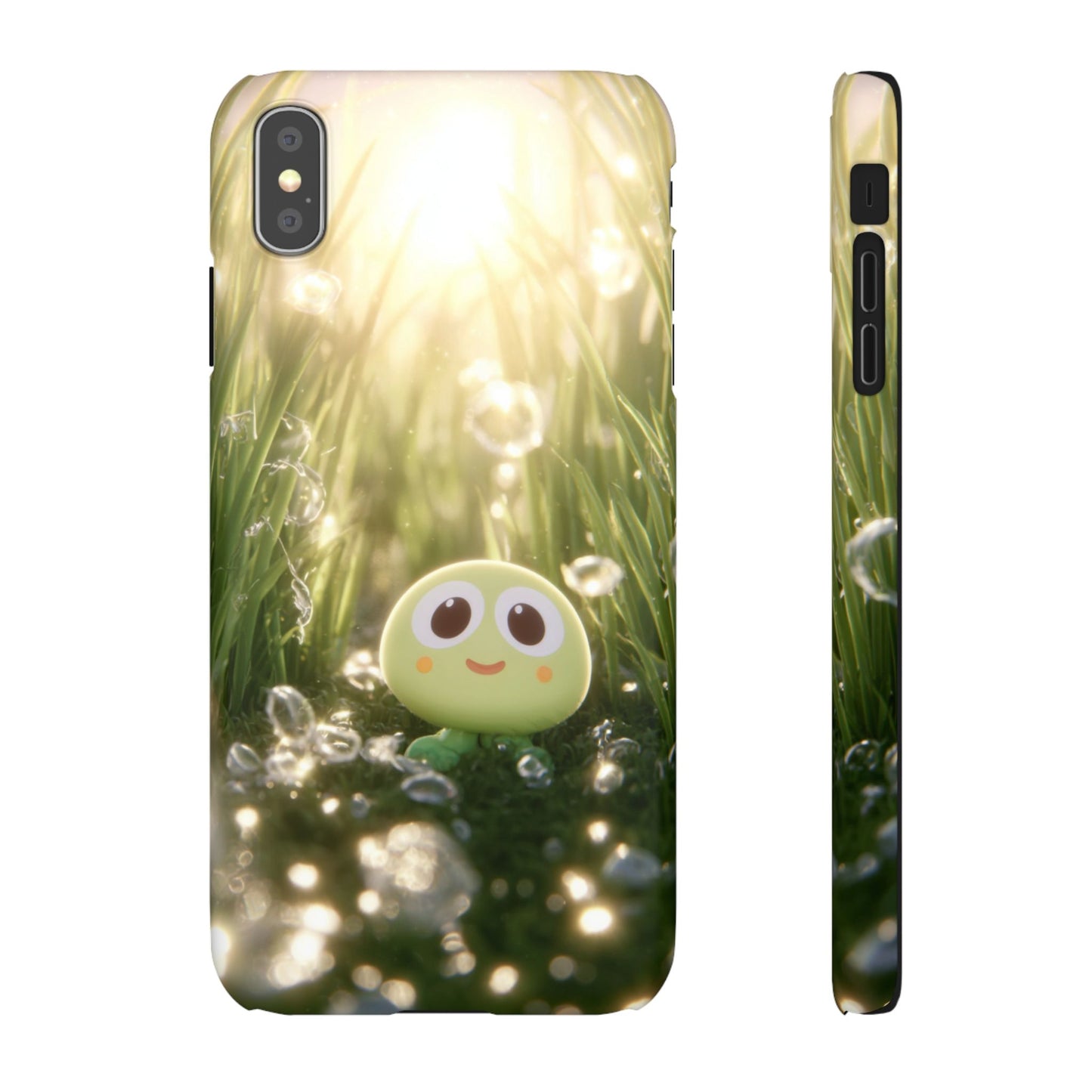 Cute Nature-Inspired Snap Case, Cartoon Phone Cover, Eco-Friendly Gift, Fun Accessory, Personalized Phone Case, Nature Lover's Gift