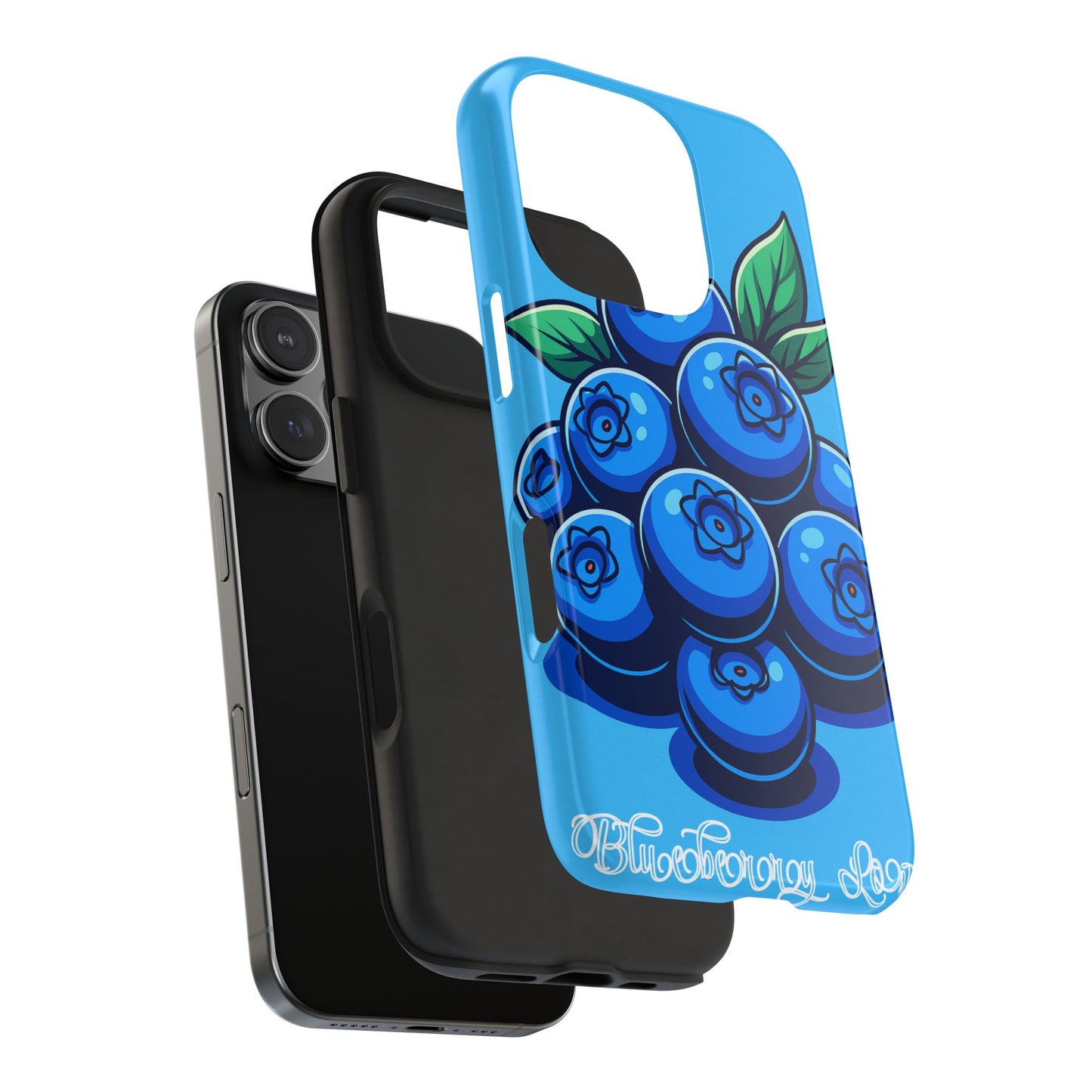 iPhone 17 Blueberry Delight Tough Phone Case, Cute Phone Cover, Fruit Lover Gift, Durable Phone Protector, Unique Smartphone Accessories