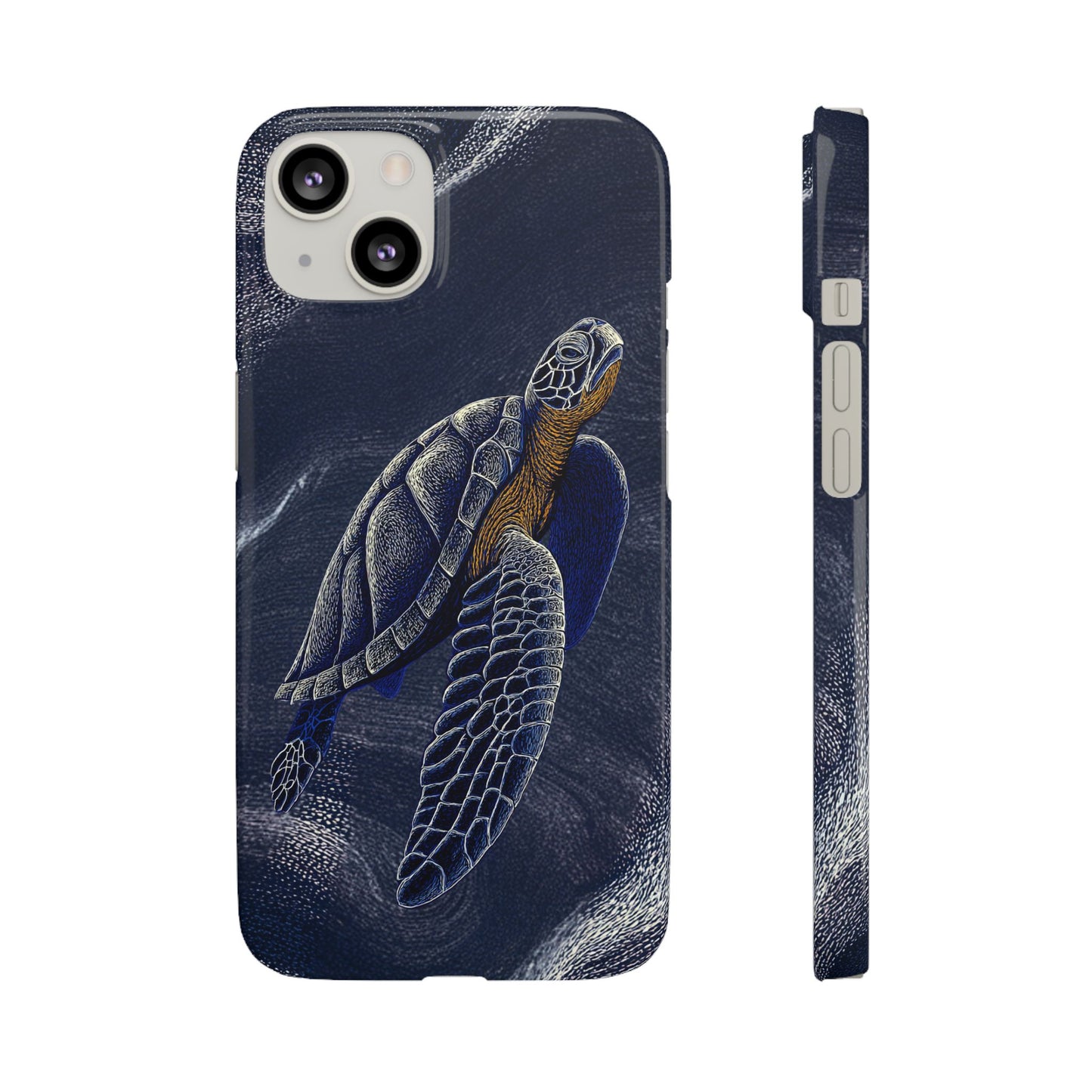 Marine Turtle Snap Case for Nature Lovers Phone Covers For Iphones and Samsungs Customization