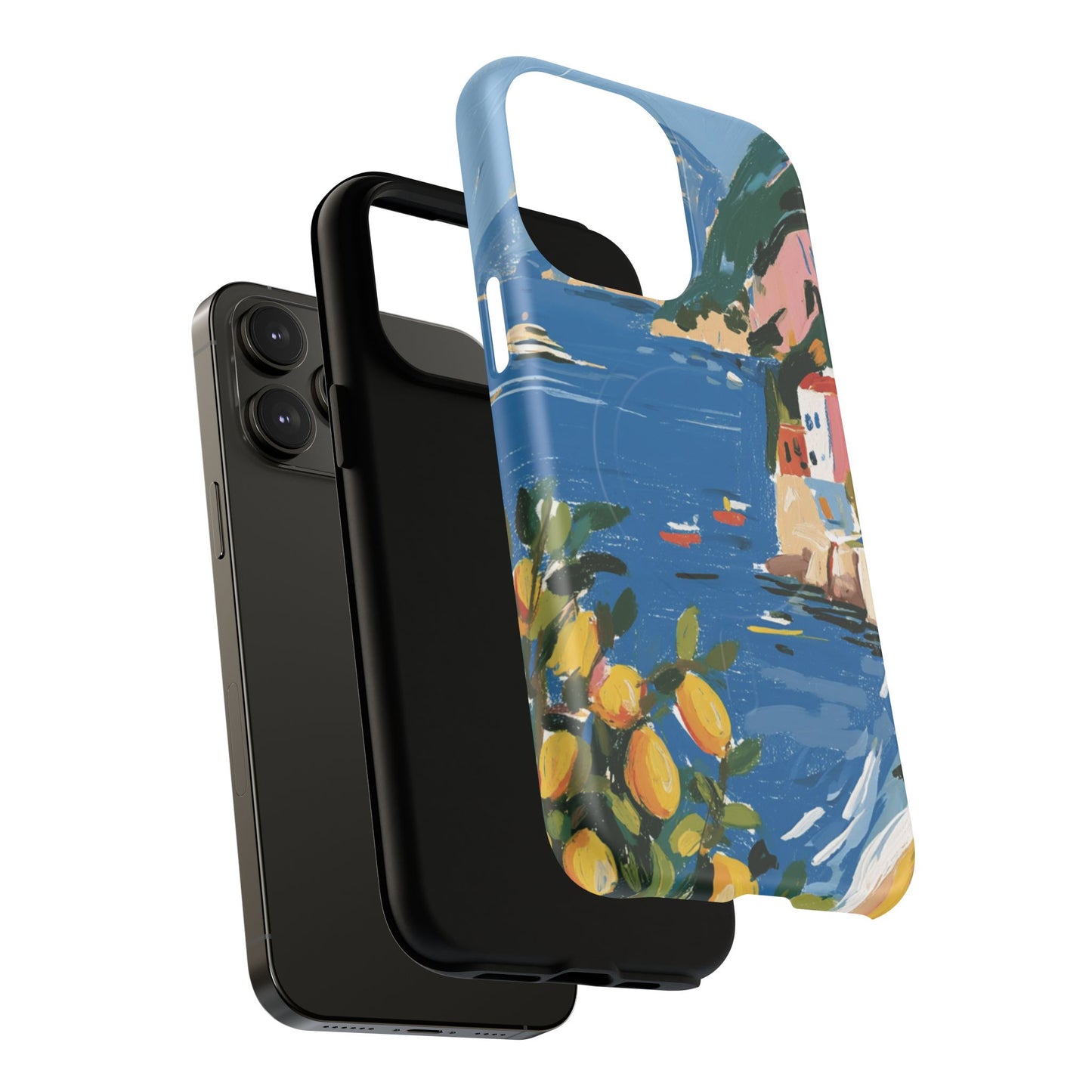 Mediterranean Coastal Phone Case – Tough Magnetic Protective Cover