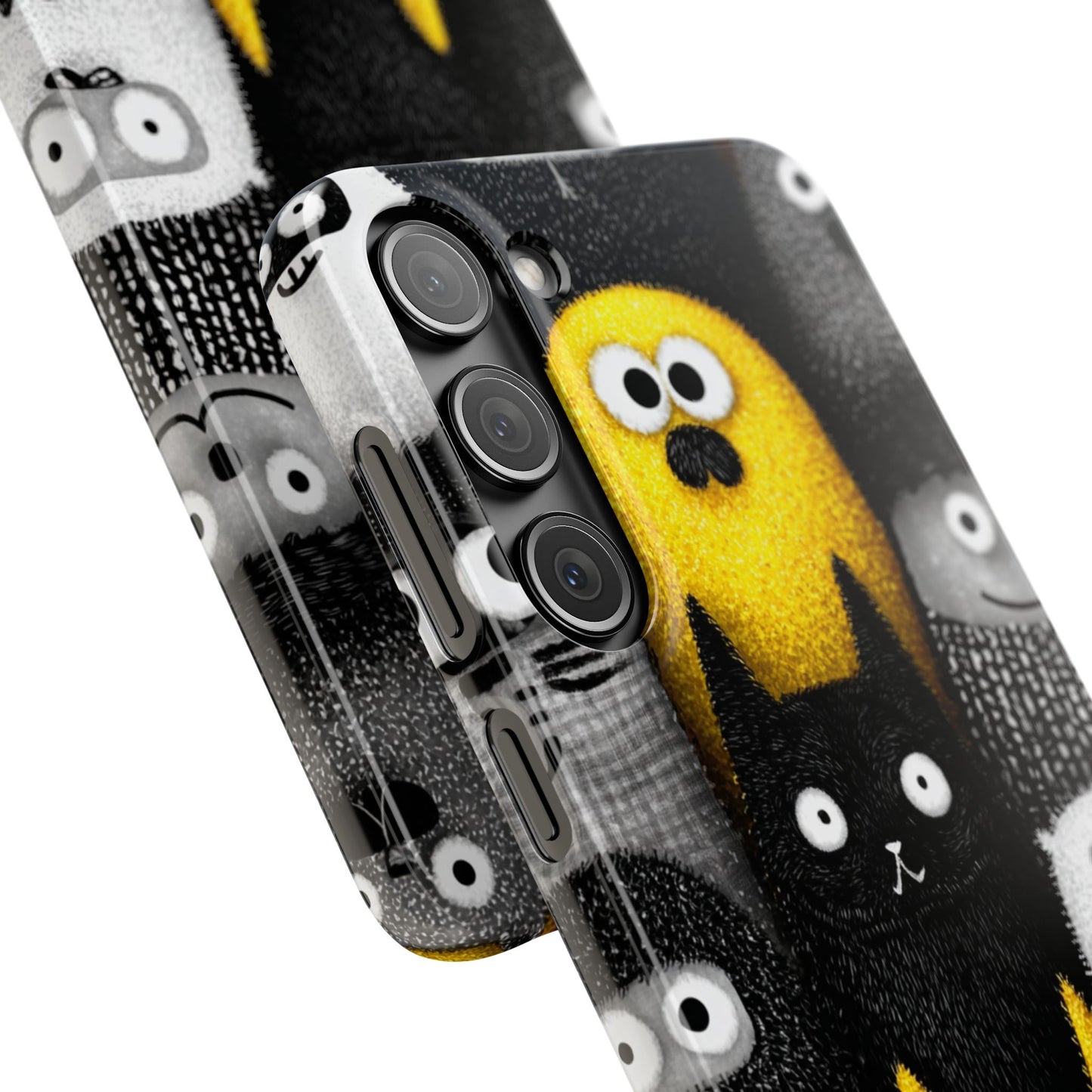 Colorful Character Snap Cases, Cute Phone Cover, Unique Gift for Kids, Fun Accessory, Perfect for Birthdays, Holidays