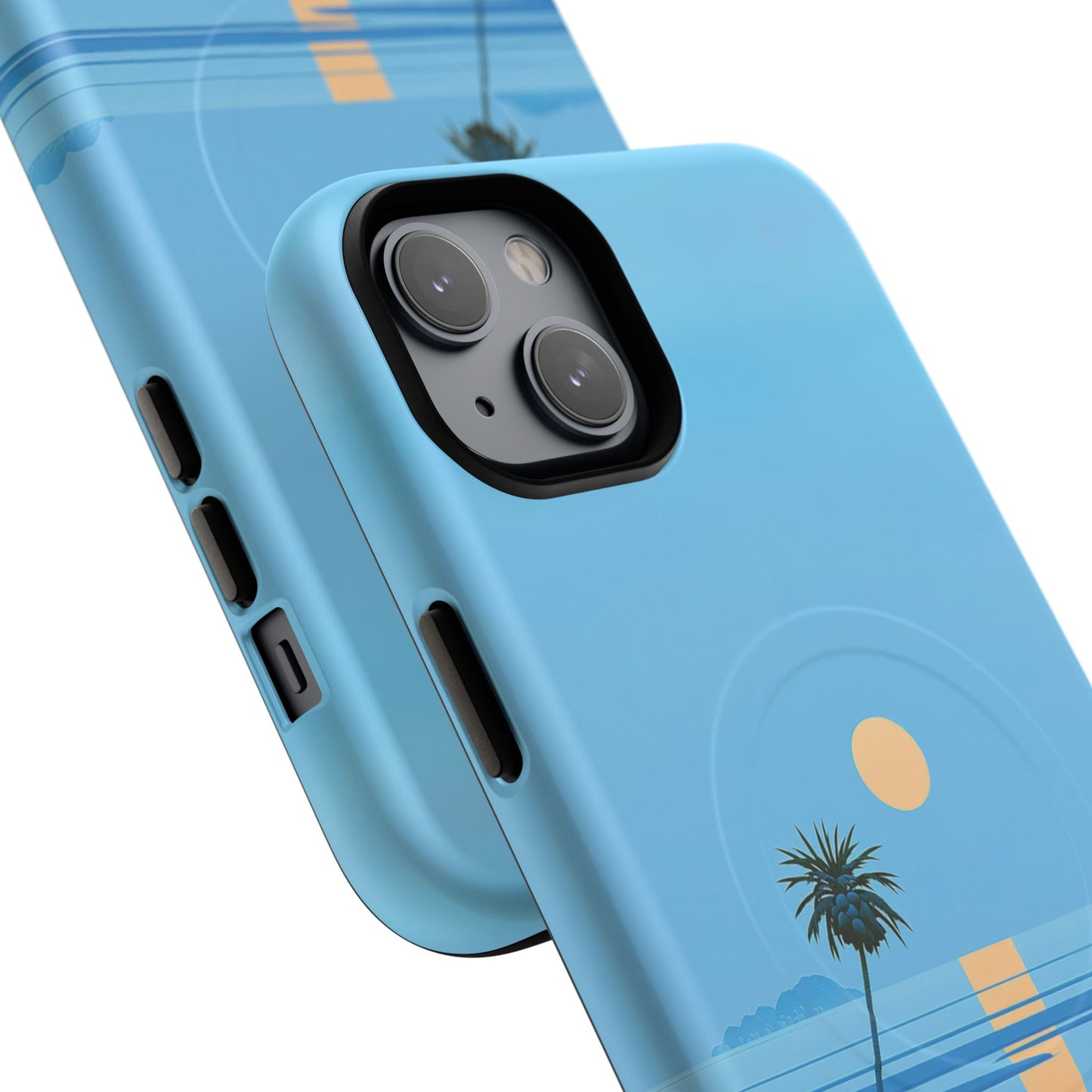 Tough Magnetic Case — Minimal Sunset Palm Phone Cover