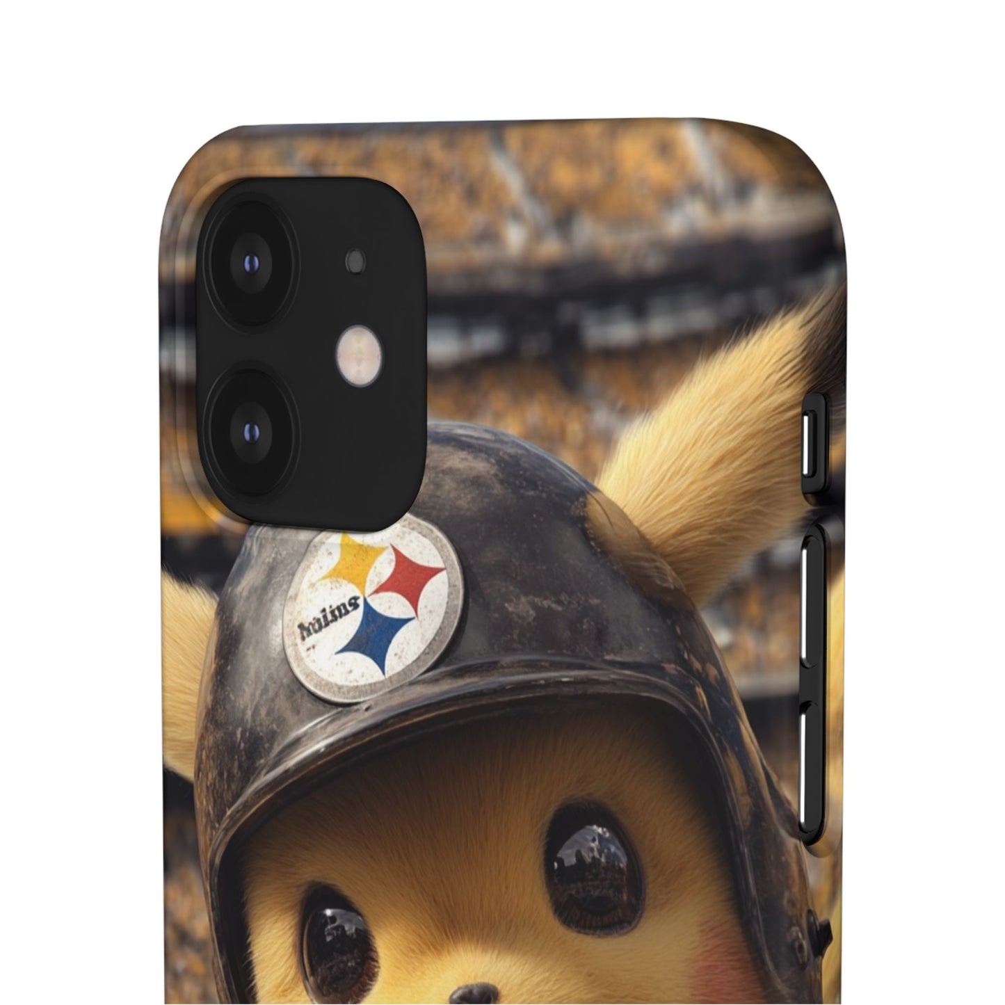 Fun Character Sports Snap Case, Phone Case, Fun Tech Accessory, Cute Gift for Gamers, Football Lovers, Kids.