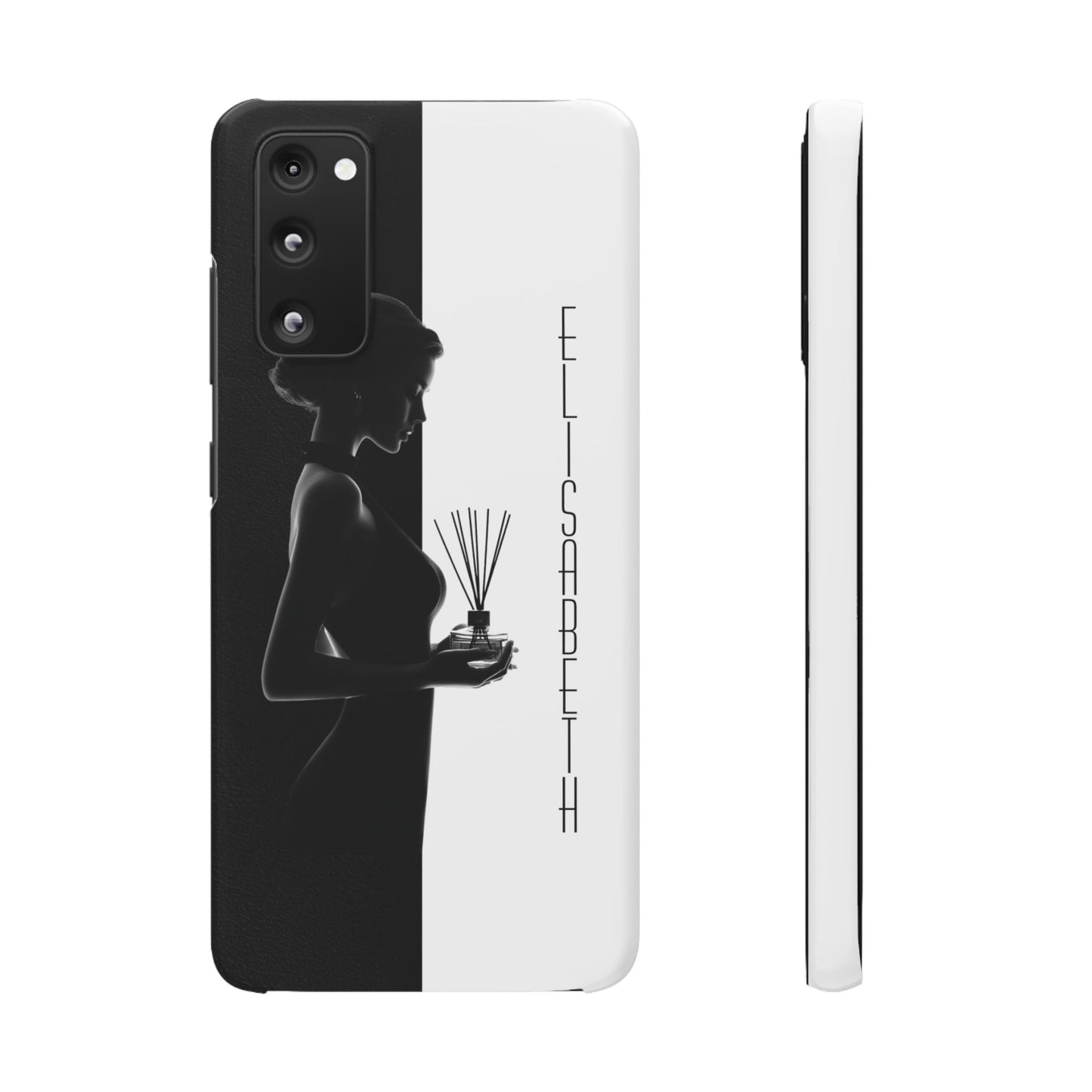 Custom Black and White Snap Case for Women Phone Cover for iPhone and Samsung
