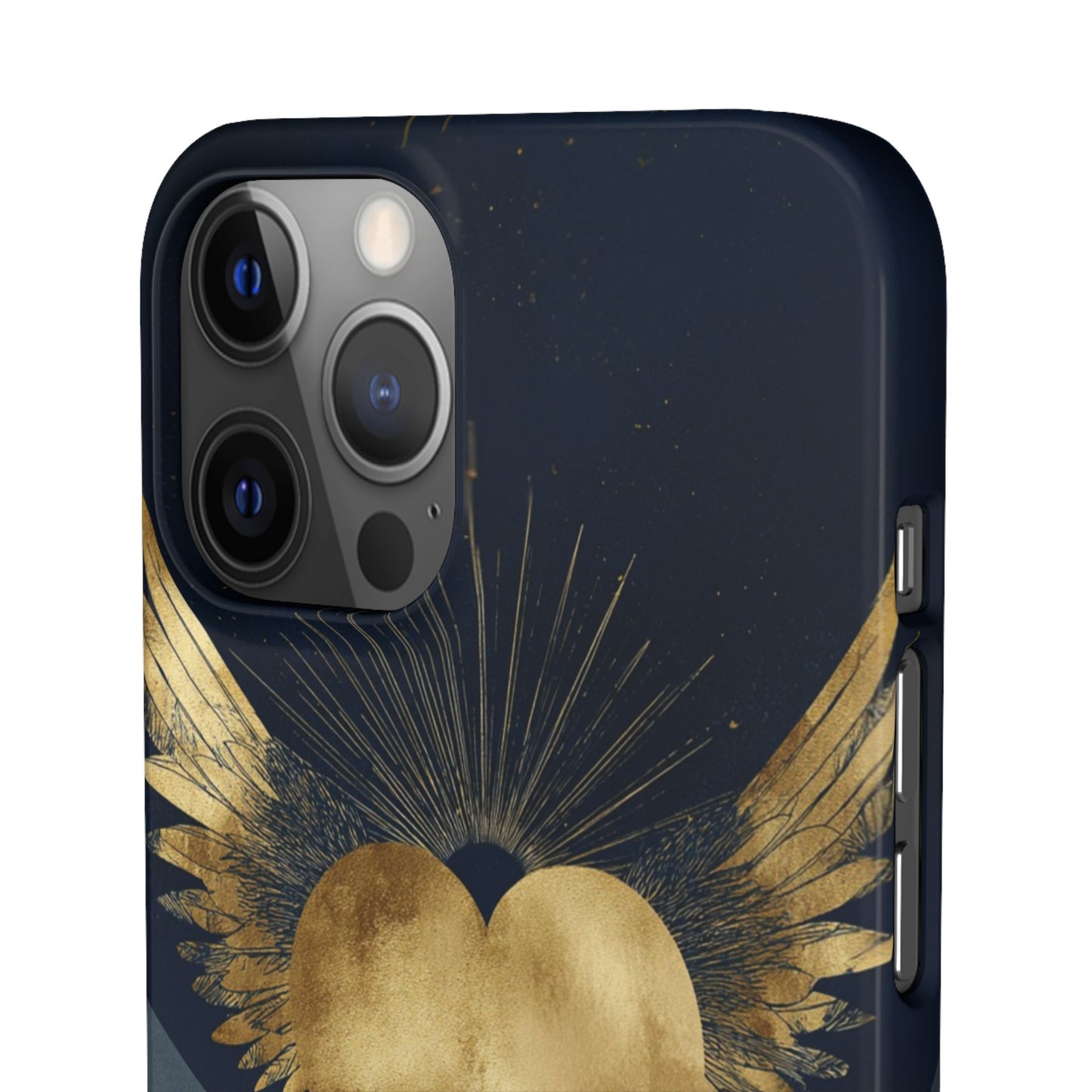 Heart Wing Snap Case, Elegant Phone Cover, Unique Gift, Artistic Accessory, Protective Case for Love and Romance