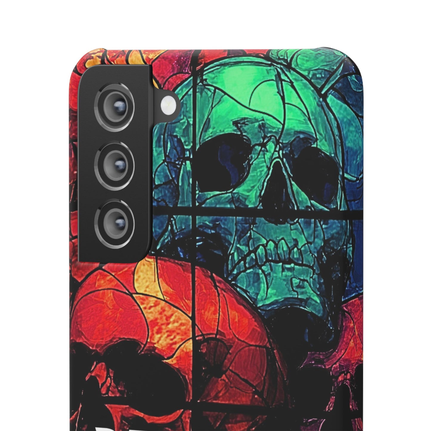 Halloween Custom Requiem Skull Snap Case Phone Cover for iPhone and Samsung
