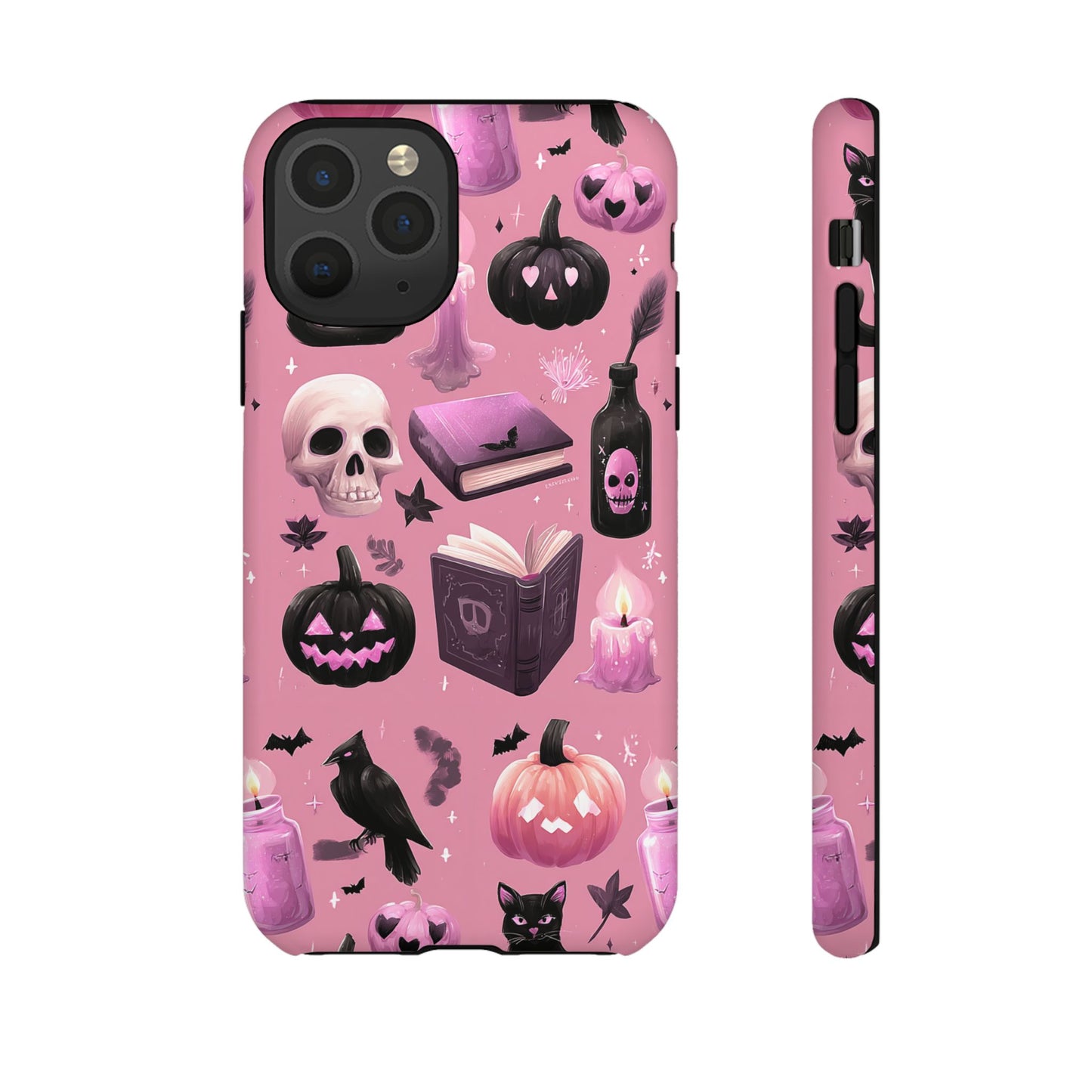 Spooky Phone Case - Halloween Design, Cute Costume Accessory, Fall Decor, Gift for Cat Lovers, Witchy Vibes, Trick or Treat