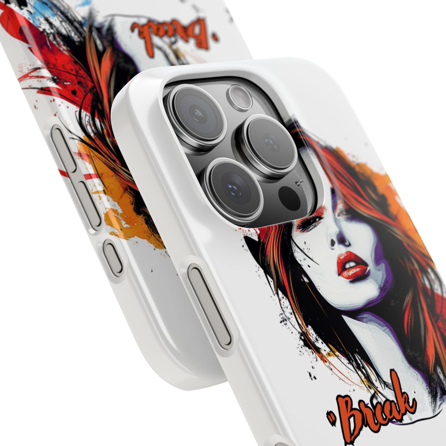 Empowering Art Snap Cases, Phone Cover, Break the Chains of Silence, Unique Gift, Inspirational Tech Accessories