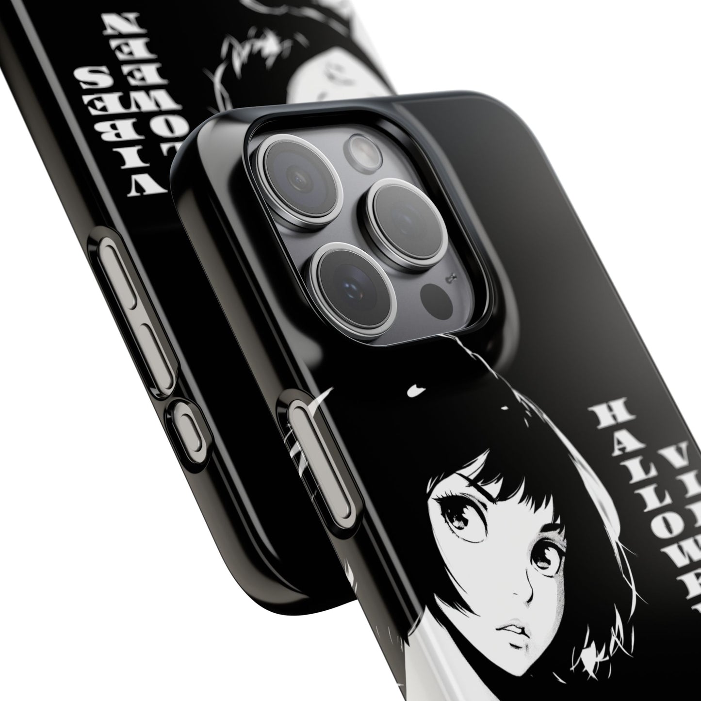 Halloween Vibes Snap Case Black and White Protective Phone Cover for iPhone and Samsung
