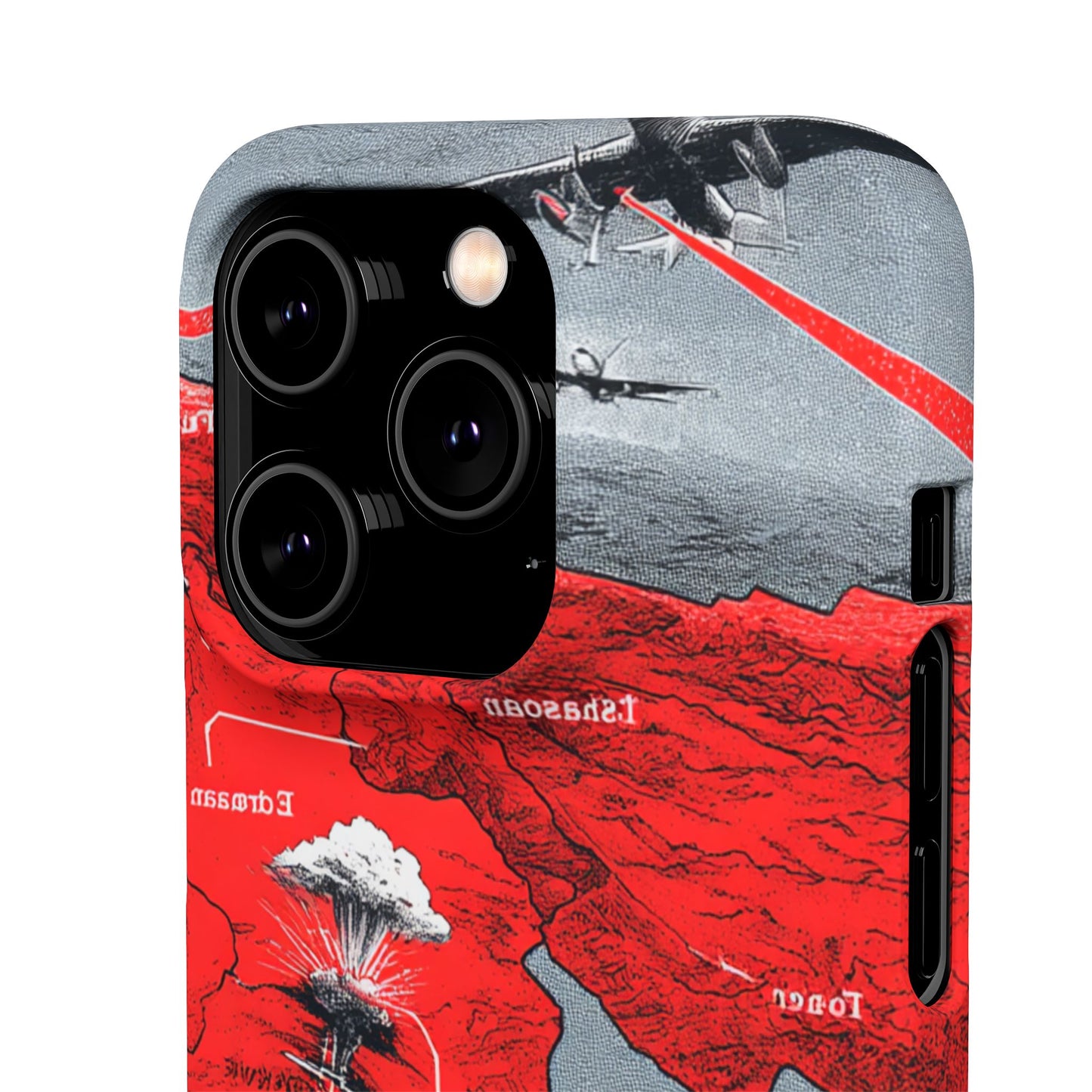 Bold Graphic Snap Case with Dramatic Design, Unique Phone Cover, Artistic Protection for iPhone, Trendy Gadget Gift, Edgy Tech Accessory
