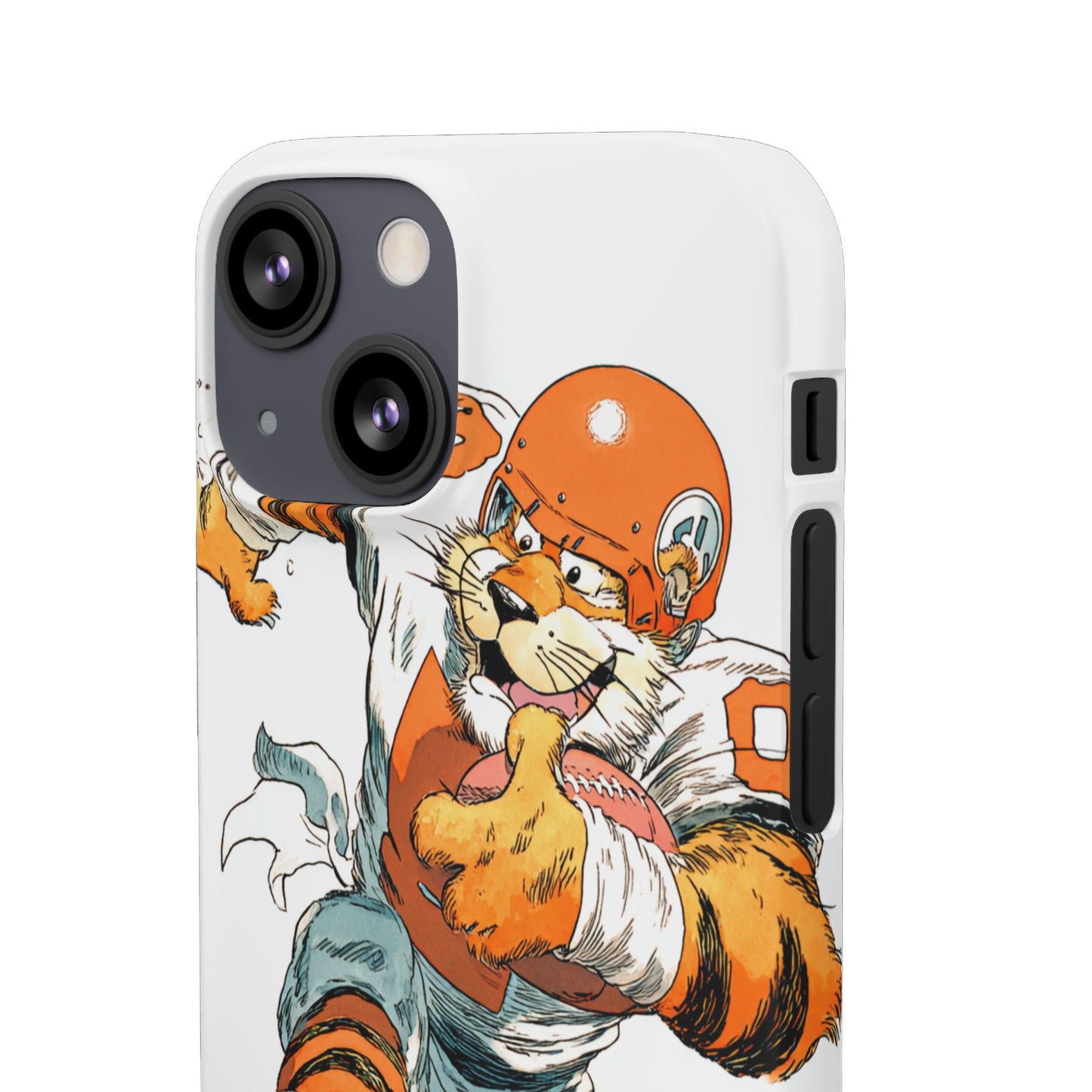 Cincinnati Bengals Snap Cases, Football Fans Phone Case, Tiger Cartoon Art Design, Football Lover Gift, Protective Phone Cover